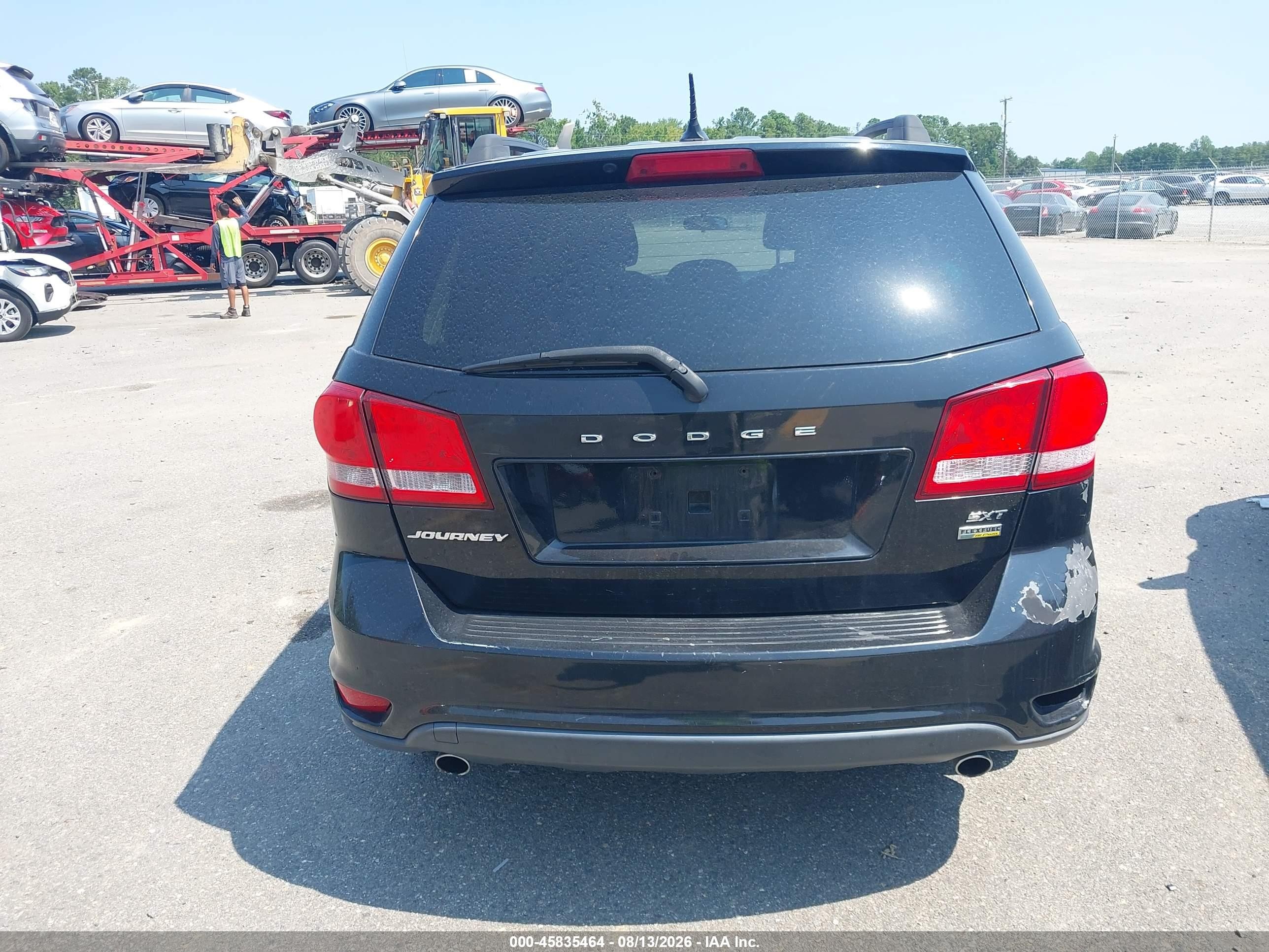 2015 Dodge Journey Sxt Черный vin: 3C4PDCBG7FT711396