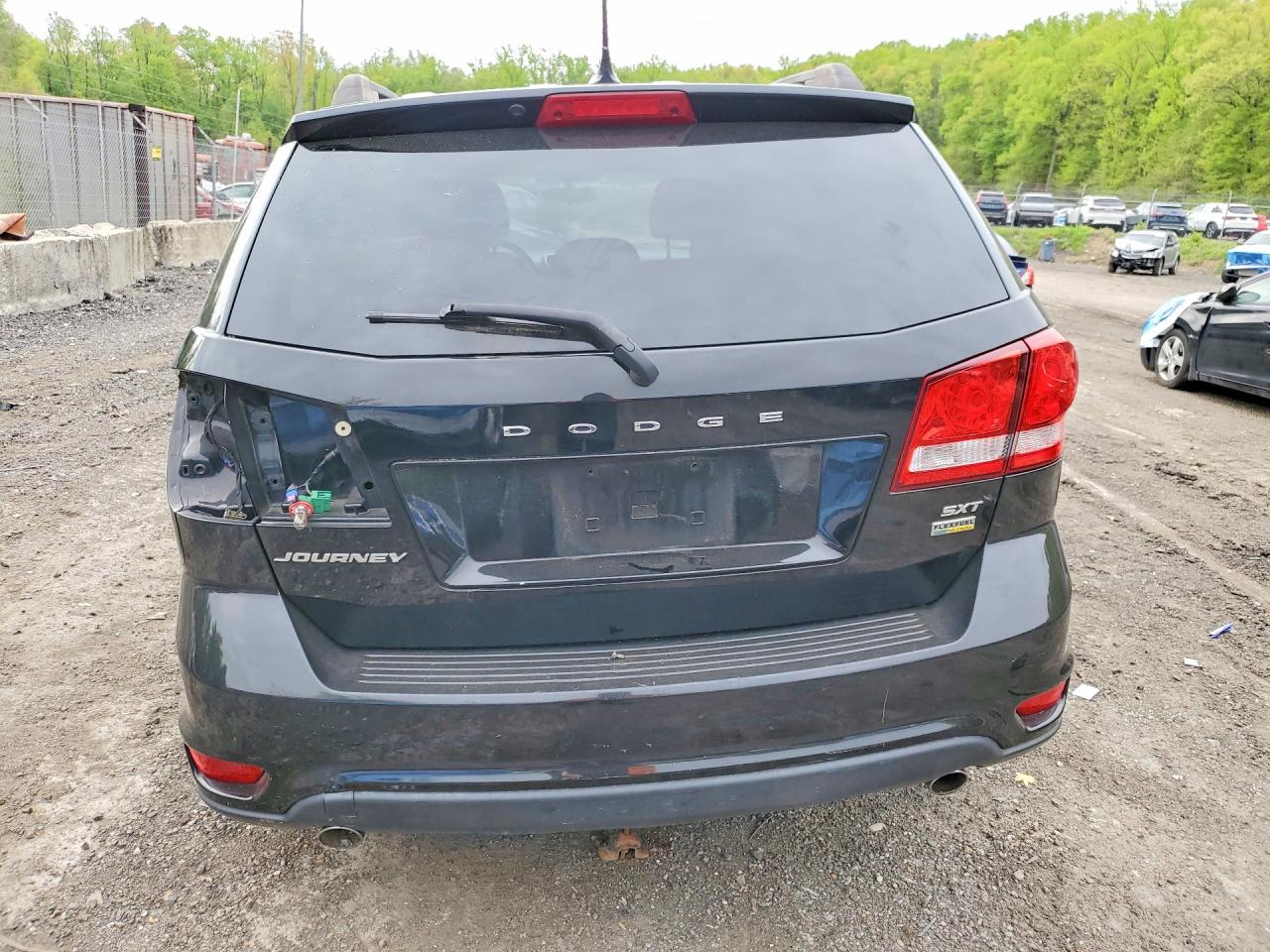 2015 Dodge Journey Black vin: 3C4PDCBG7FT722558