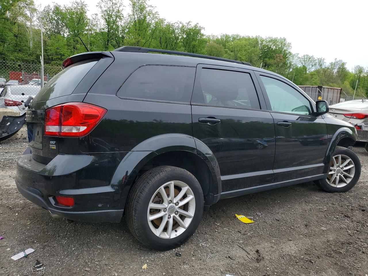 2015 Dodge Journey Black vin: 3C4PDCBG7FT722558