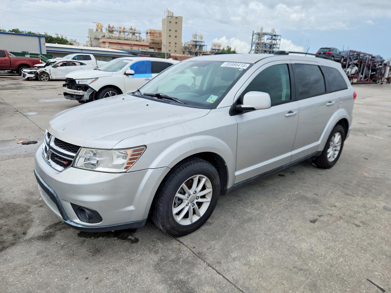 2013 Dodg Journey Silver vin: 3C4PDCBG8DT521586