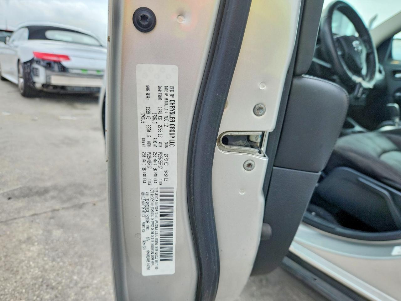 2013 Dodg Journey Silver vin: 3C4PDCBG8DT521586