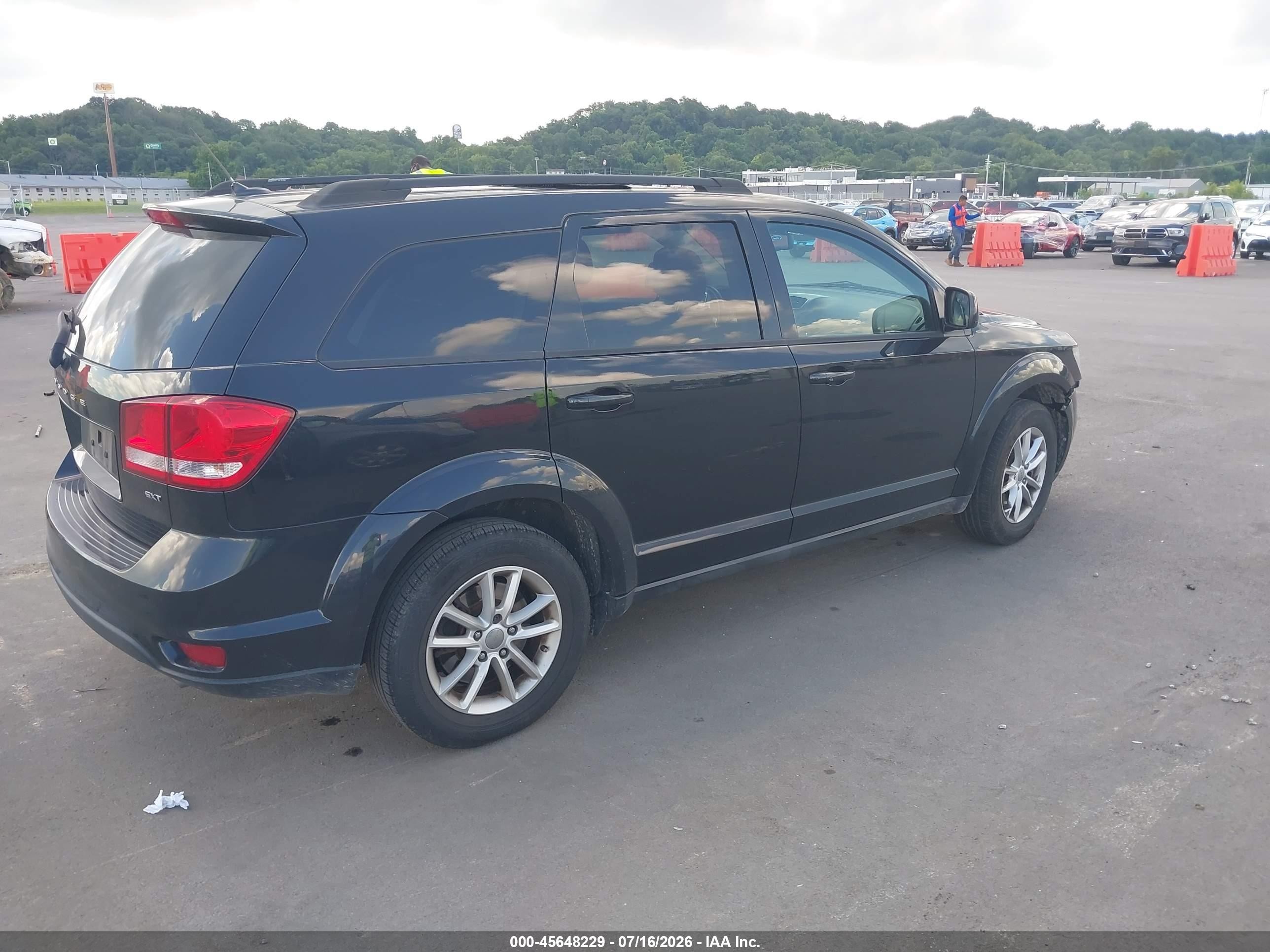 2013 Dodge Journey Sxt Black vin: 3C4PDCBG8DT576474