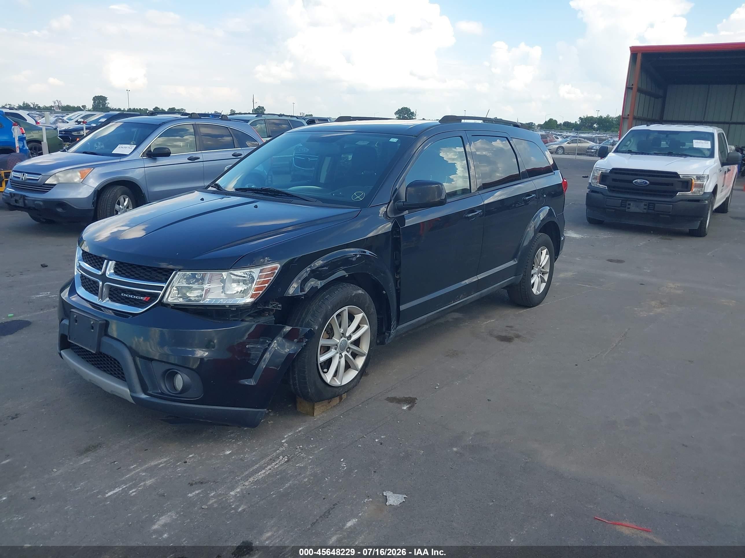 2013 Dodge Journey Sxt Black vin: 3C4PDCBG8DT576474