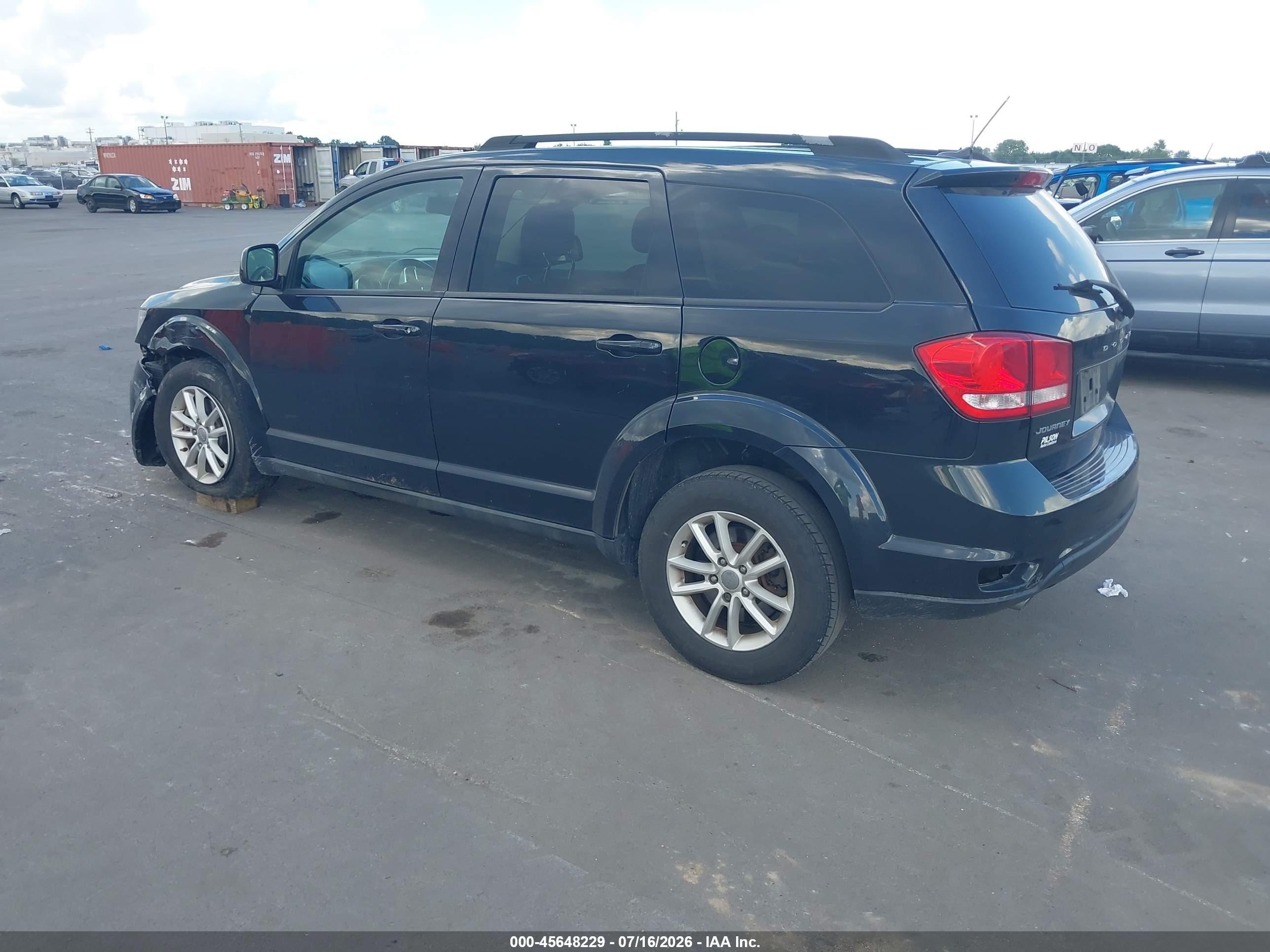 2013 Dodge Journey Sxt Black vin: 3C4PDCBG8DT576474