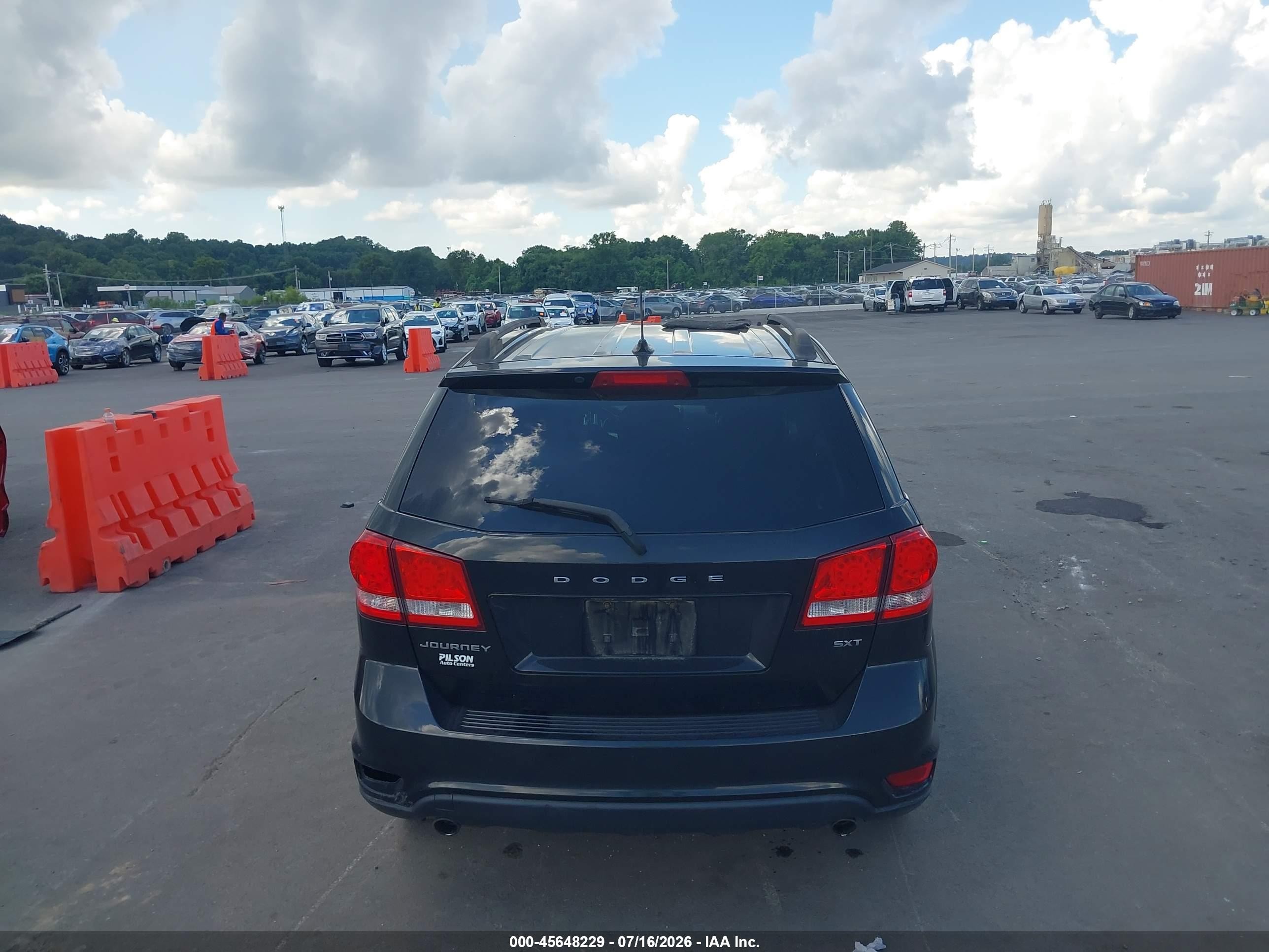 2013 Dodge Journey Sxt Black vin: 3C4PDCBG8DT576474