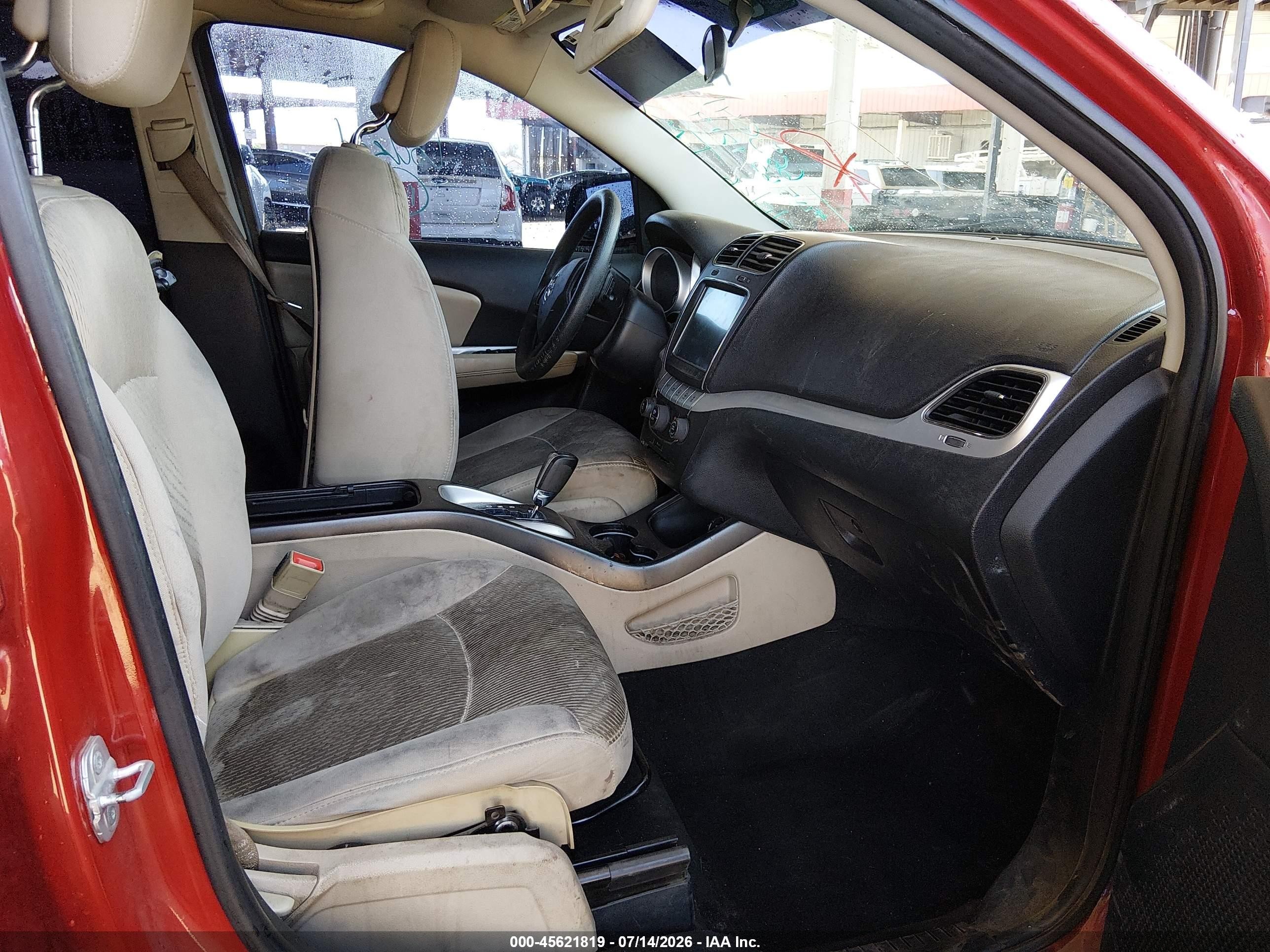 2013 Dodge Journey Sxt Red vin: 3C4PDCBG8DT665641