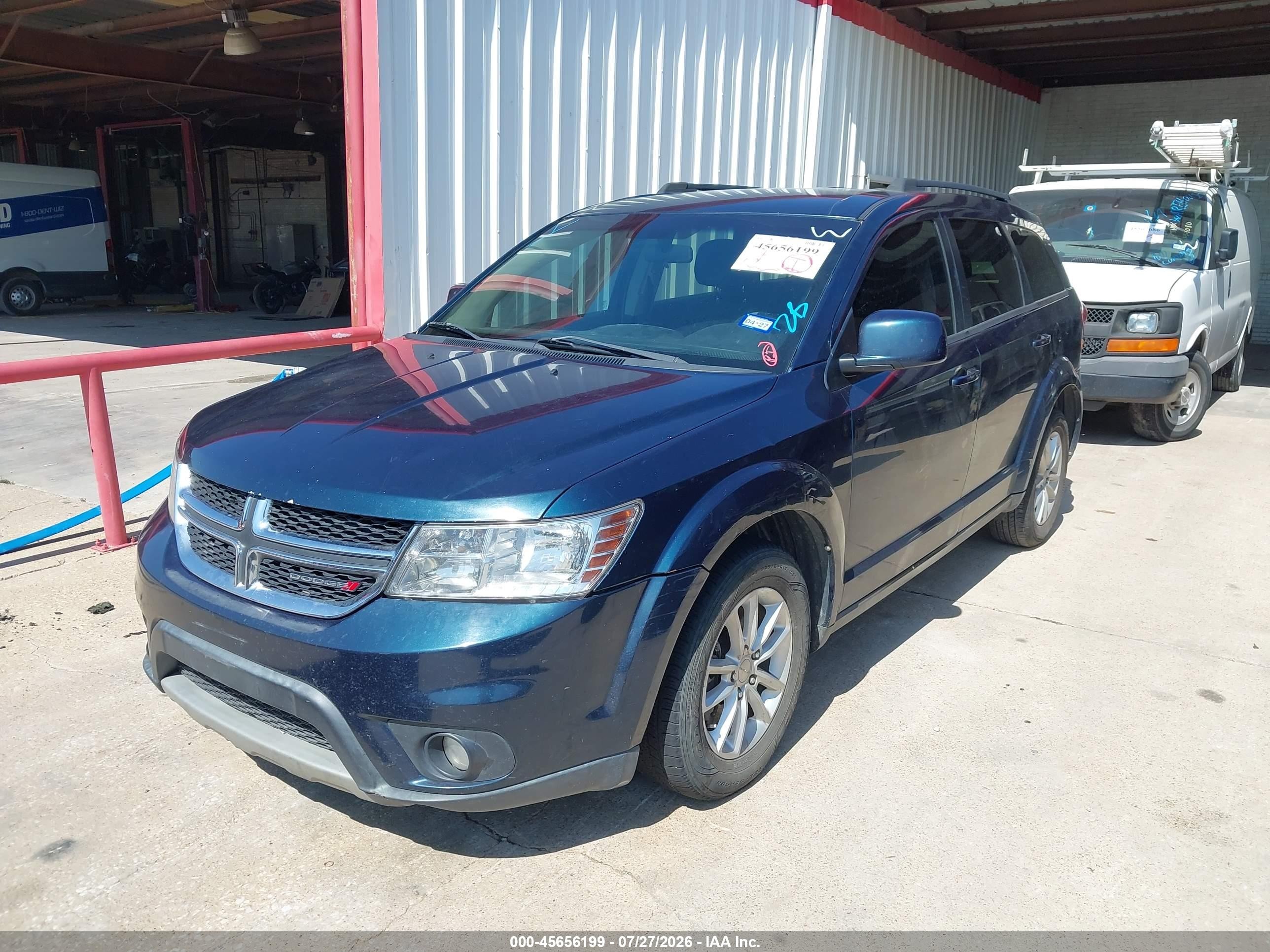 2014 Dodge Journey Sxt Green vin: 3C4PDCBG8ET115437