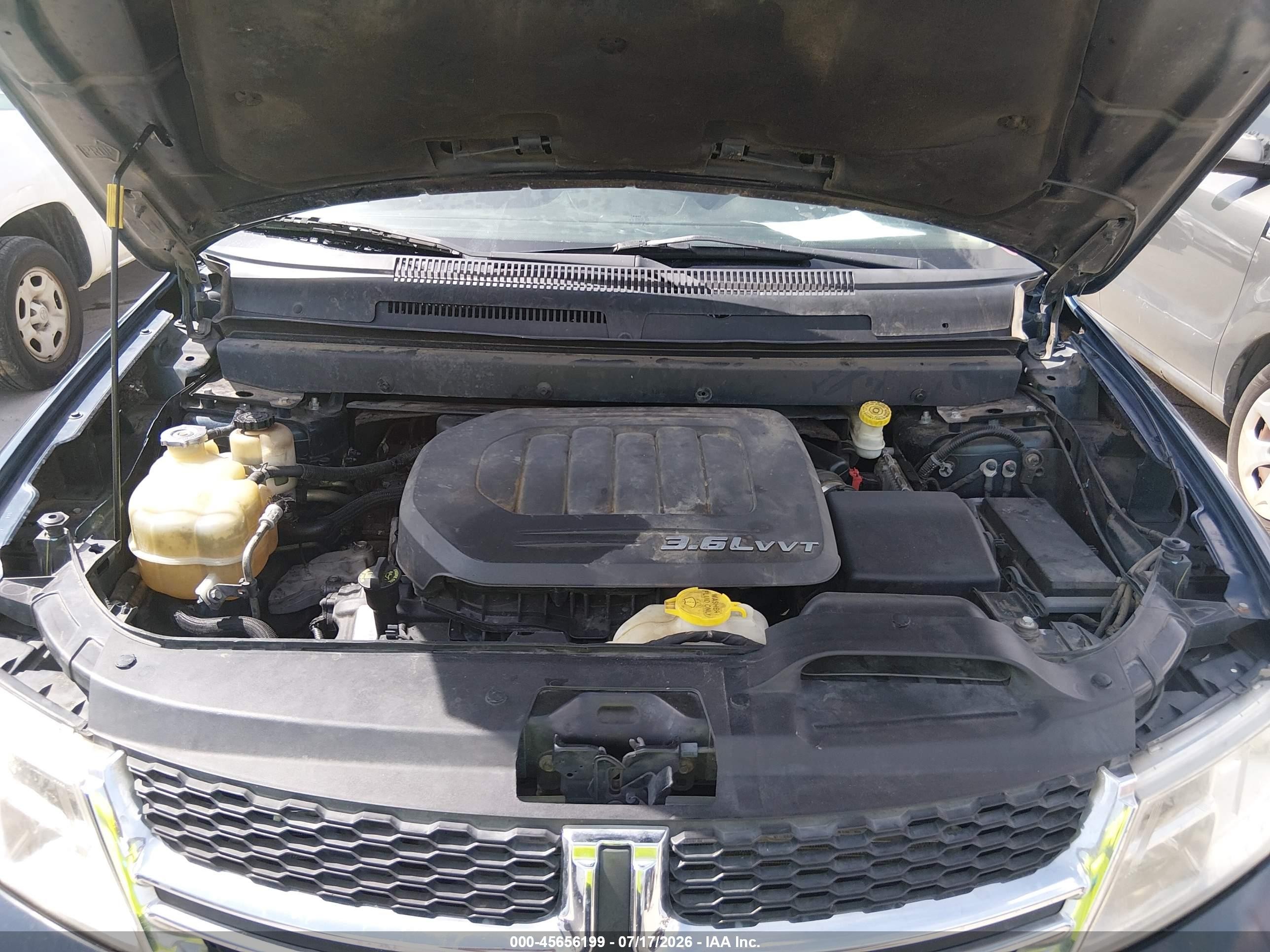 2014 Dodge Journey Sxt Green vin: 3C4PDCBG8ET115437