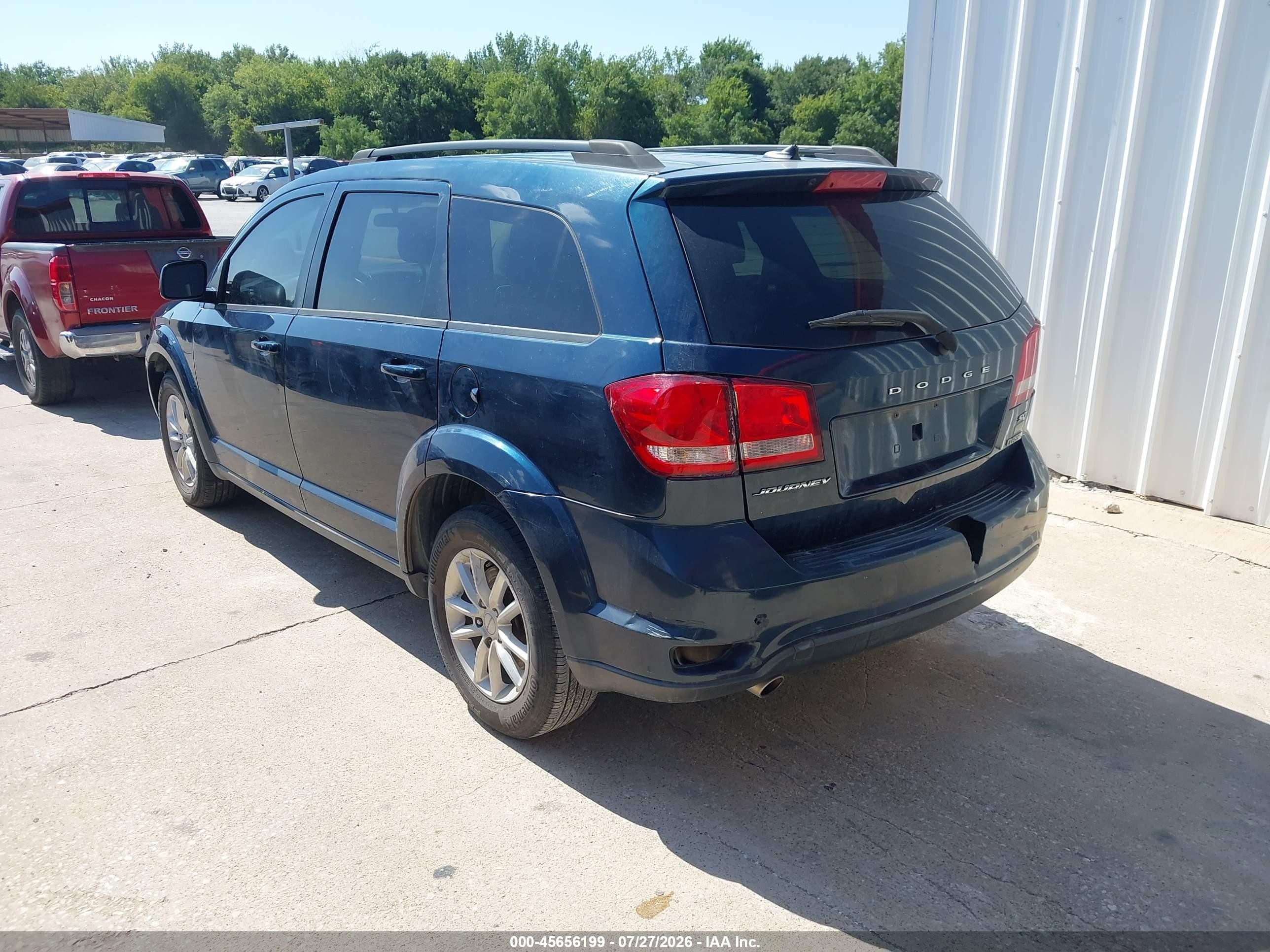 2014 Dodge Journey Sxt Green vin: 3C4PDCBG8ET115437