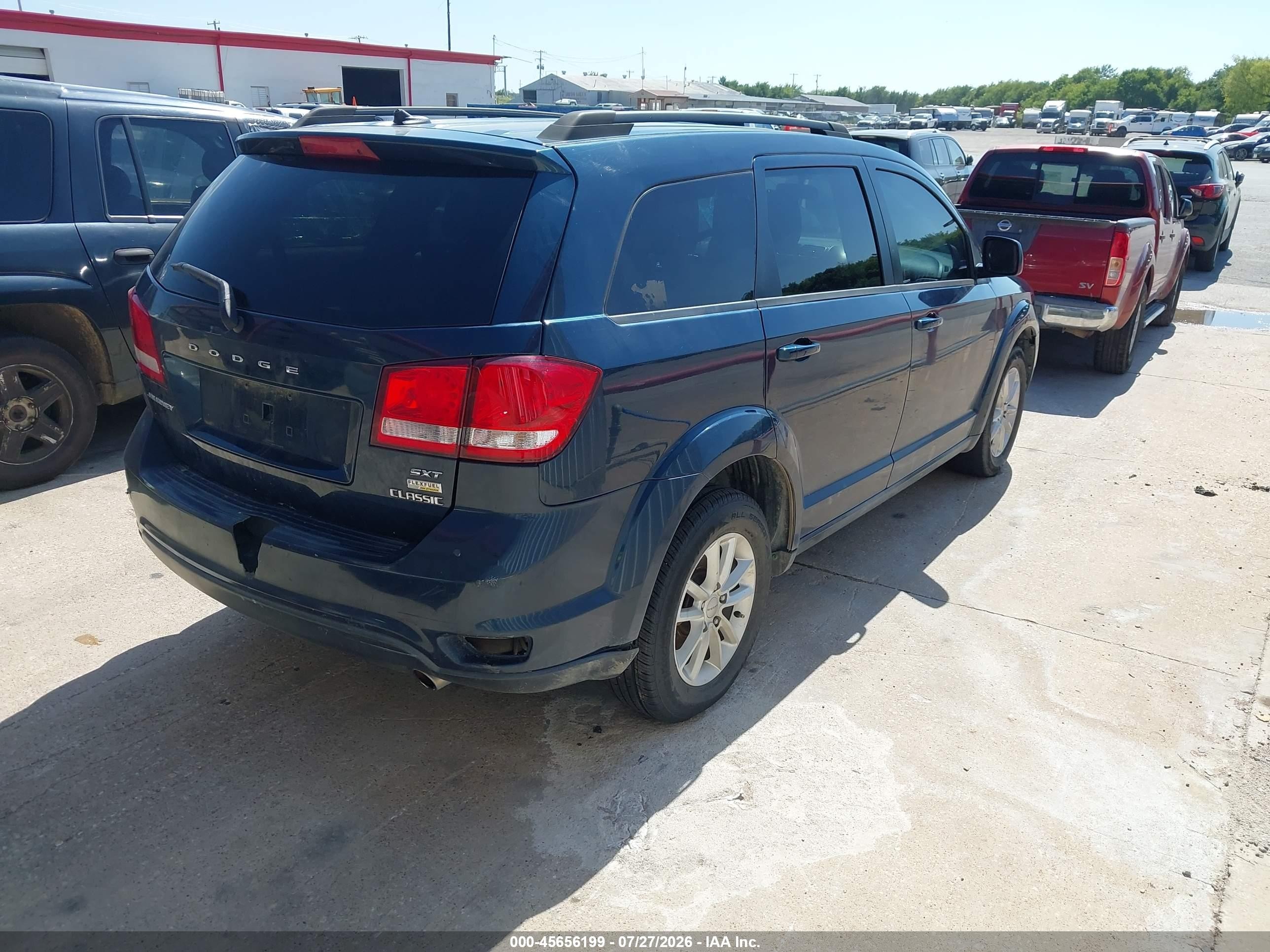 2014 Dodge Journey Sxt Green vin: 3C4PDCBG8ET115437