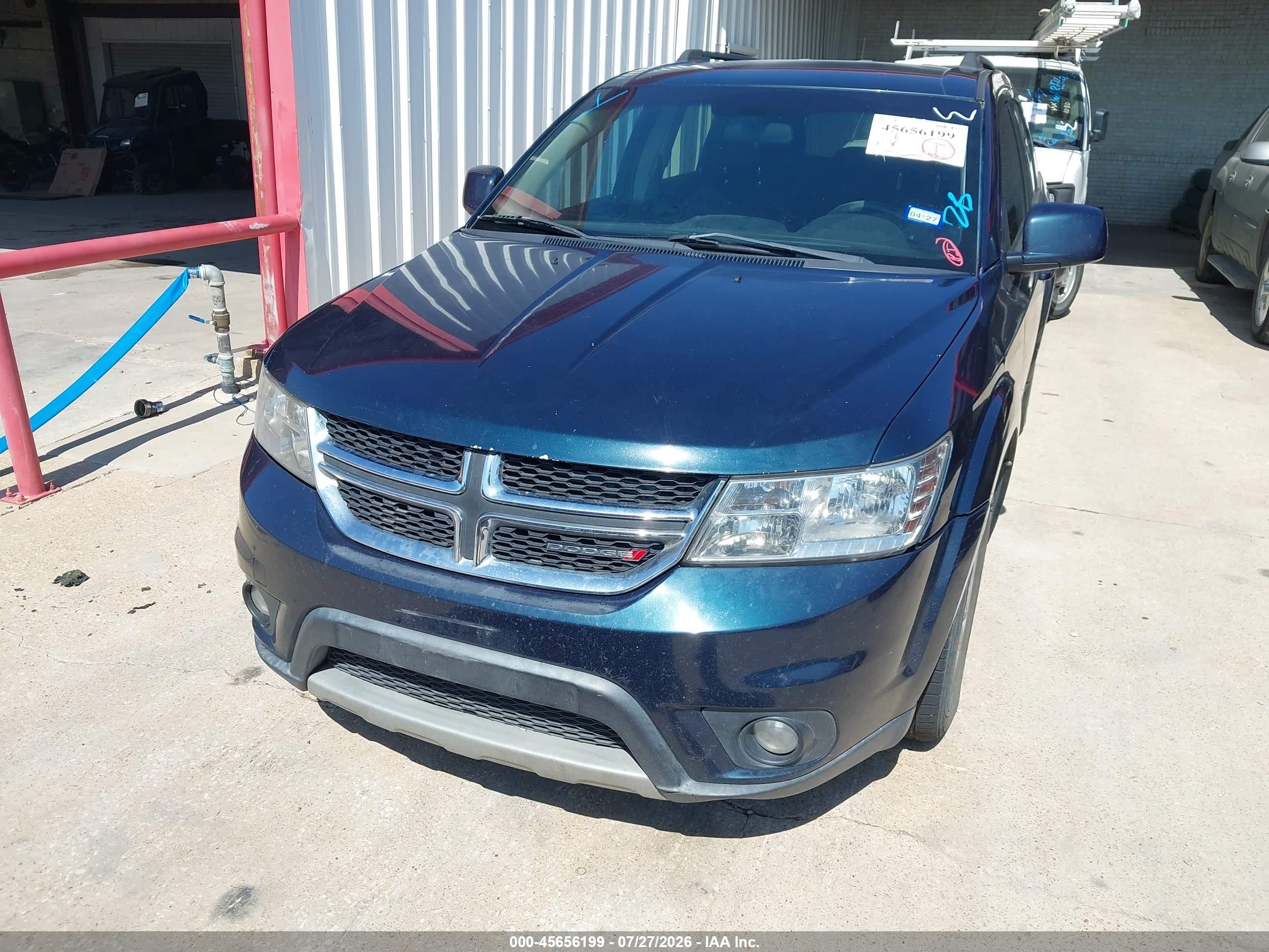 2014 Dodge Journey Sxt Green vin: 3C4PDCBG8ET115437