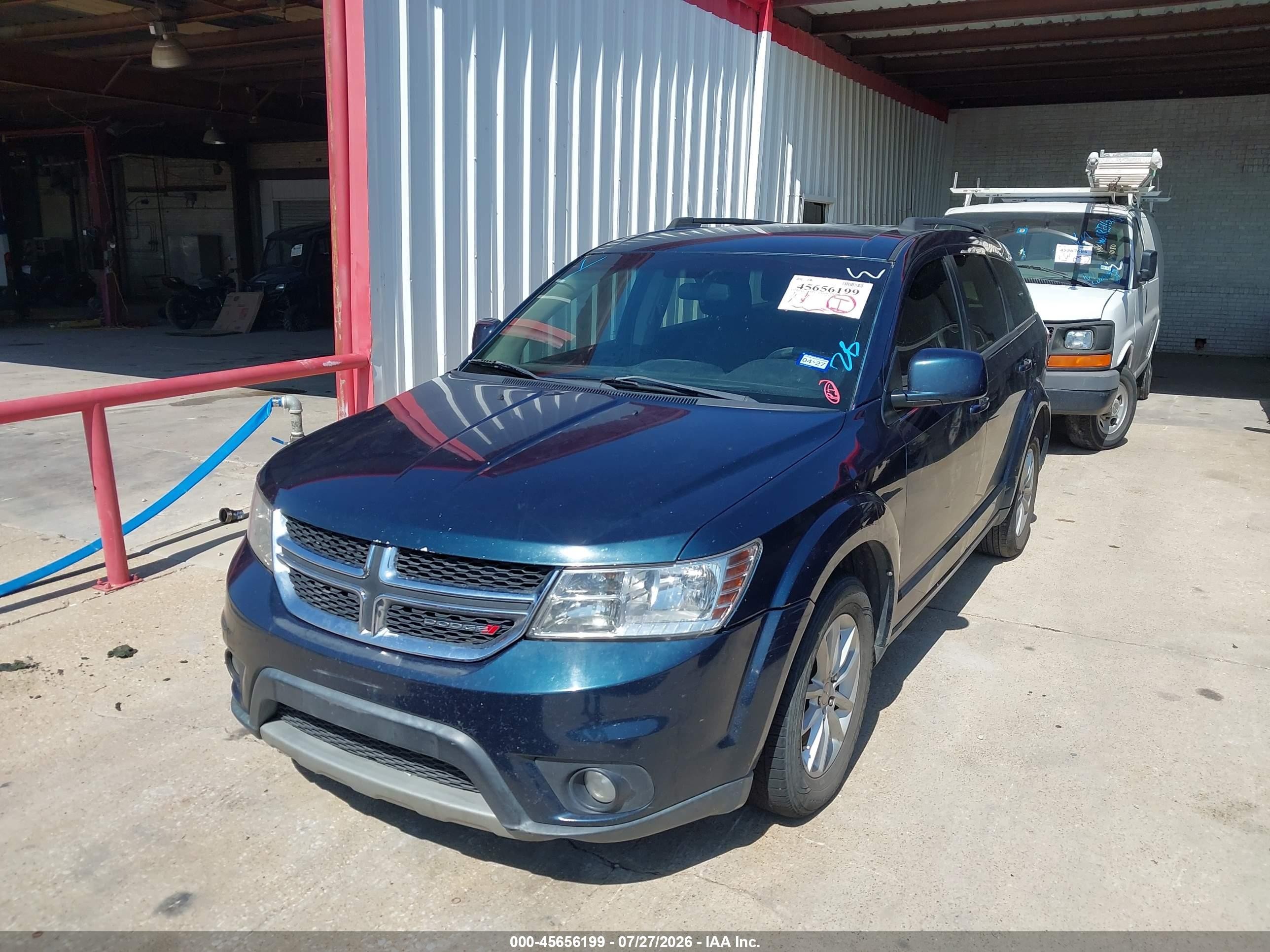 2014 Dodge Journey Sxt Green vin: 3C4PDCBG8ET115437