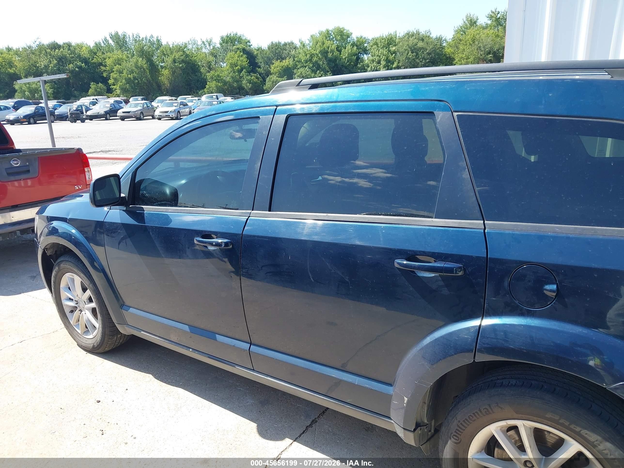 2014 Dodge Journey Sxt Green vin: 3C4PDCBG8ET115437