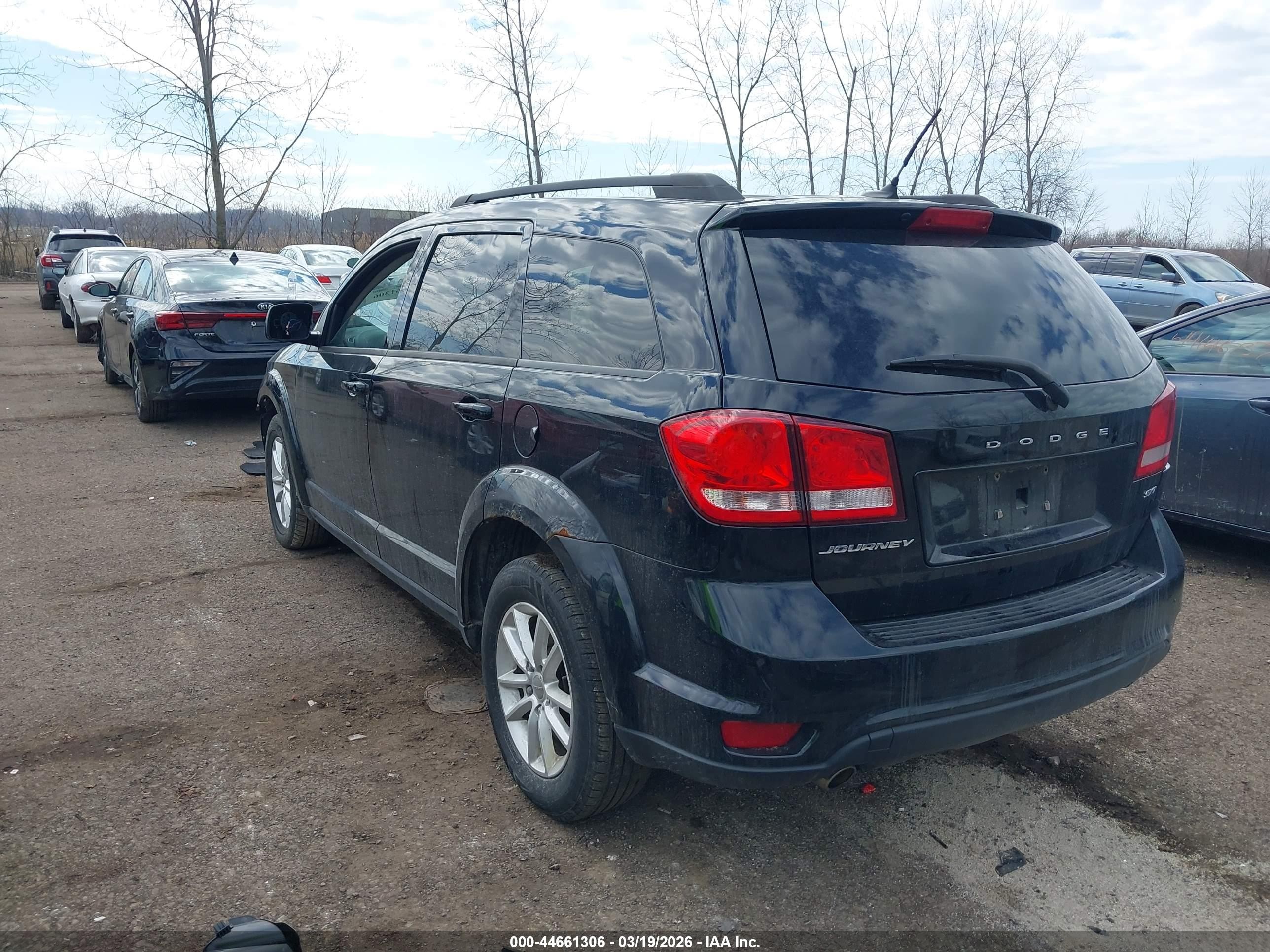 2014 Dodge Journey Sxt Black vin: 3C4PDCBG8ET141018