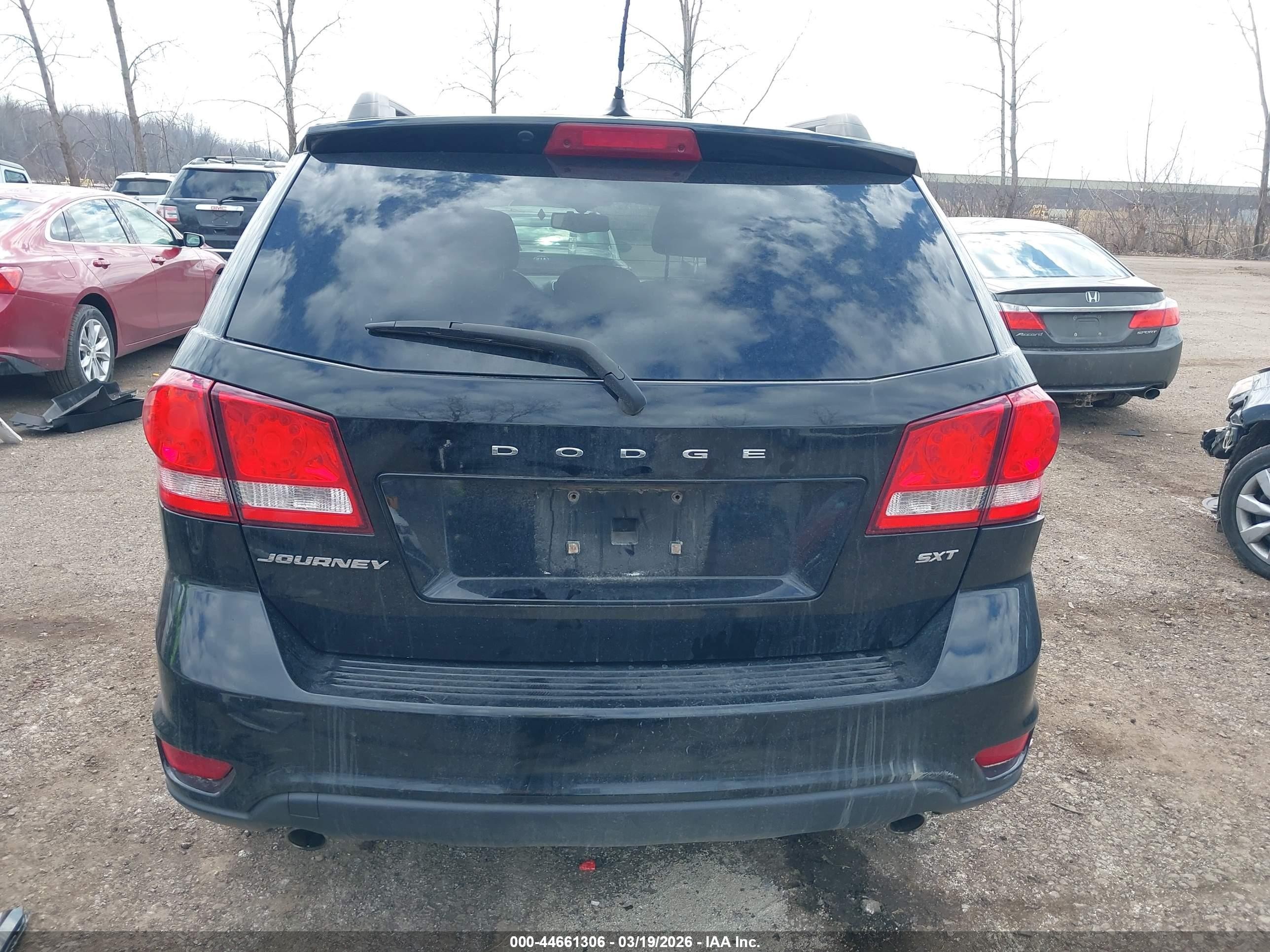 2014 Dodge Journey Sxt Black vin: 3C4PDCBG8ET141018