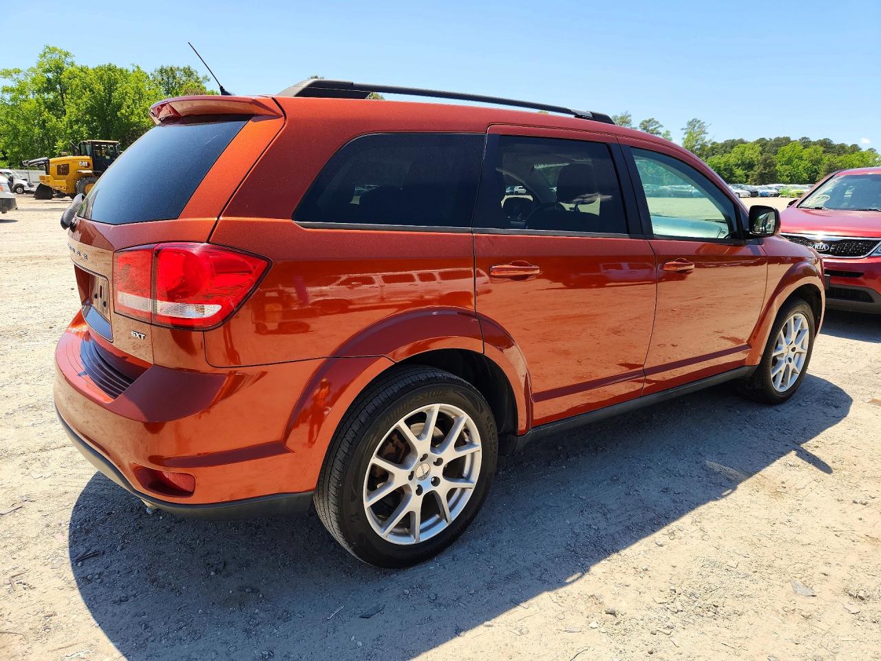 2014 Dodge Journey Sxt Orange vin: 3C4PDCBG8ET183916