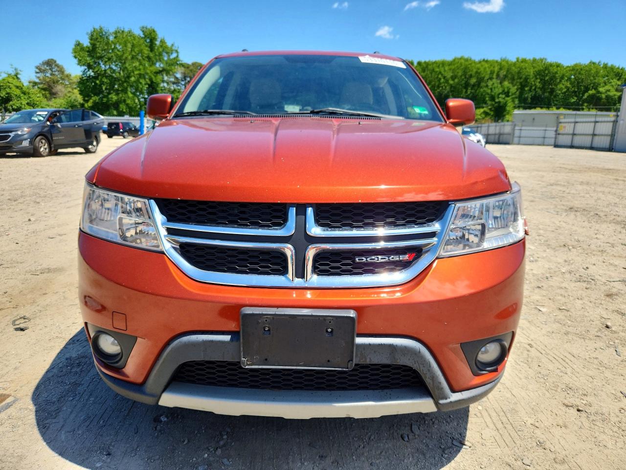 2014 Dodge Journey Sxt Orange vin: 3C4PDCBG8ET183916
