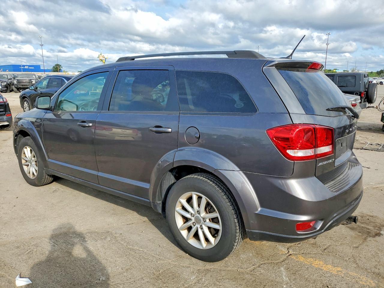 2014 Dodge Journey Sxt Gray vin: 3C4PDCBG8ET289430