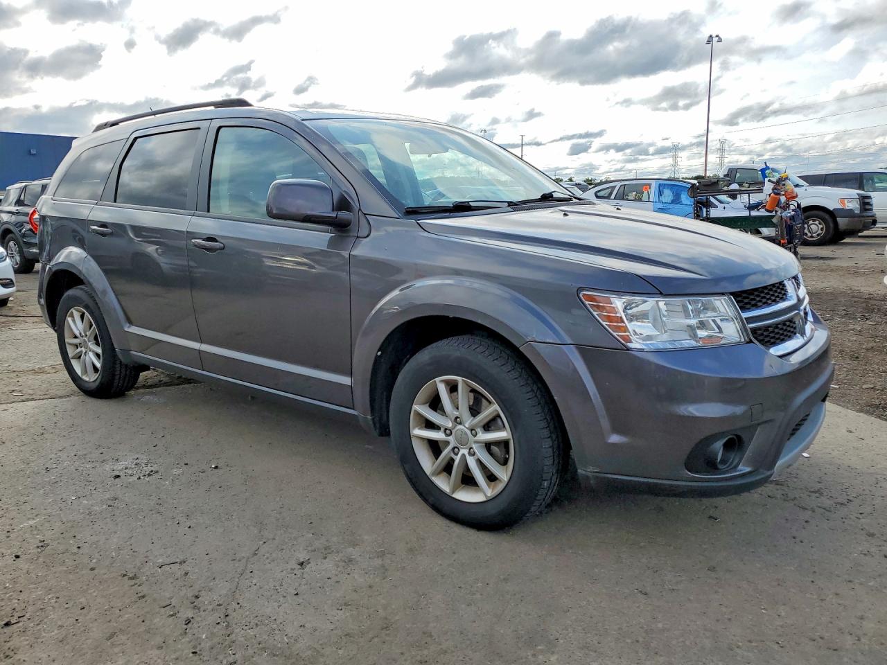 2014 Dodge Journey Sxt Gray vin: 3C4PDCBG8ET289430