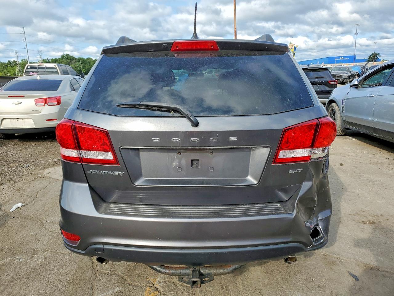 2014 Dodge Journey Sxt Gray vin: 3C4PDCBG8ET289430