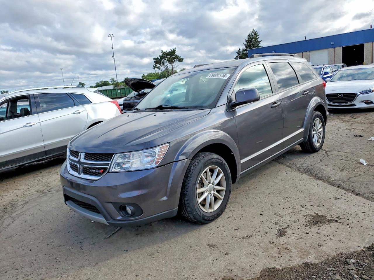 2014 Dodge Journey Sxt Gray vin: 3C4PDCBG8ET289430