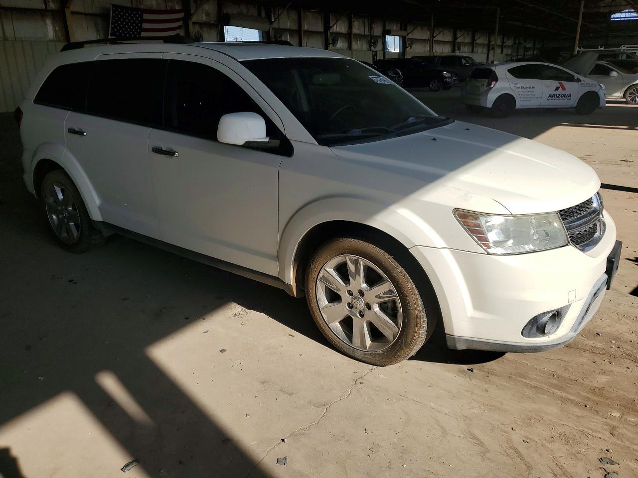 2015 Dodge Journey Sxt White vin: 3C4PDCBG8FT599501