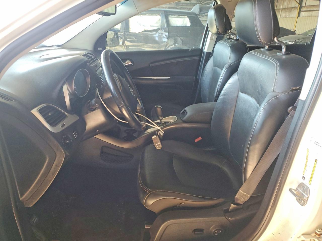 2015 Dodge Journey Sxt White vin: 3C4PDCBG8FT599501