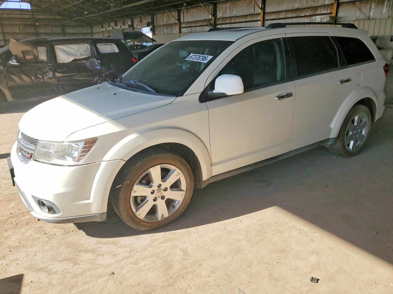 2015 Dodge Journey Sxt Белый vin: 3C4PDCBG8FT599501