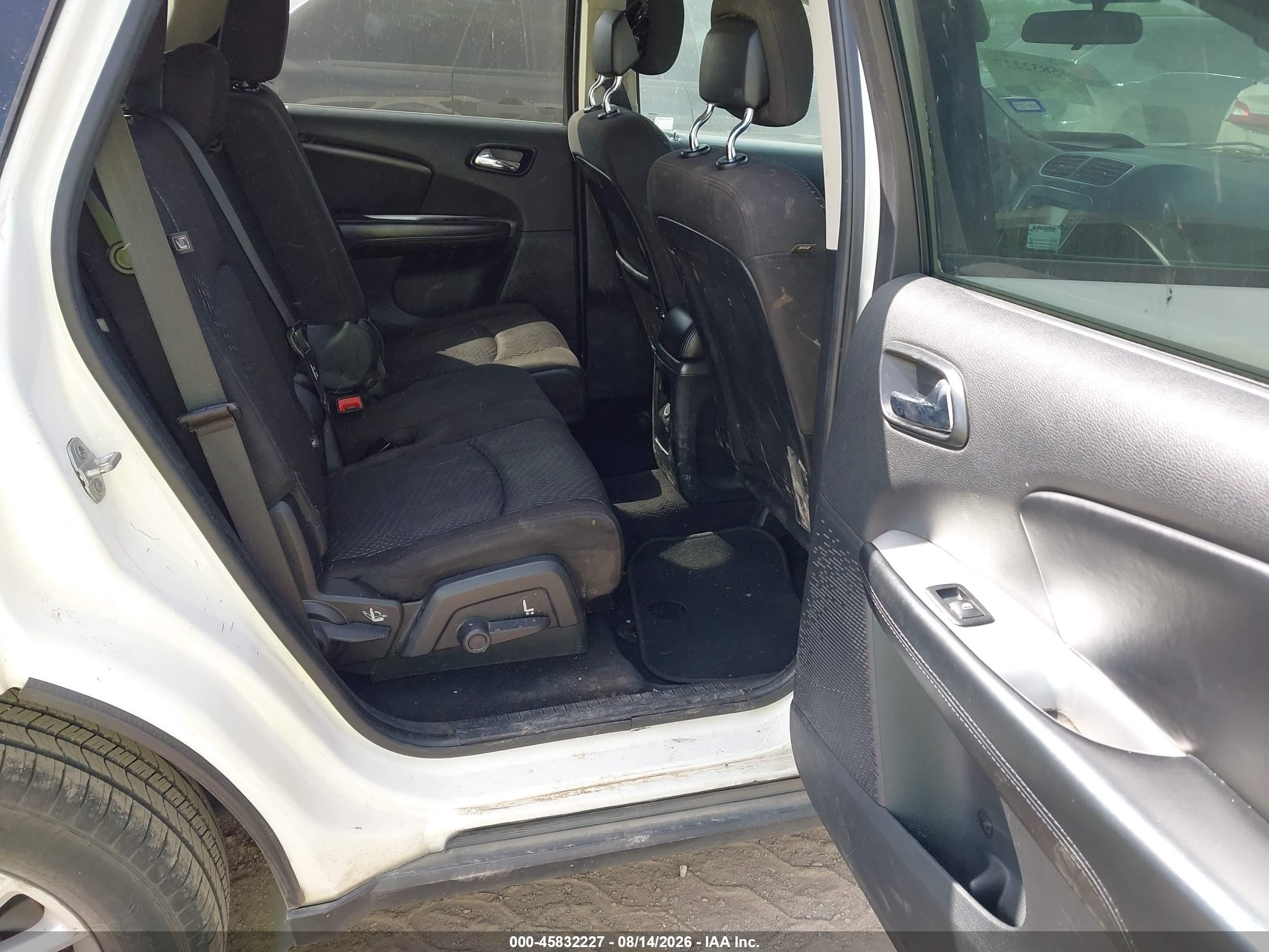 2015 Dodge Journey Sxt White vin: 3C4PDCBG8FT658398