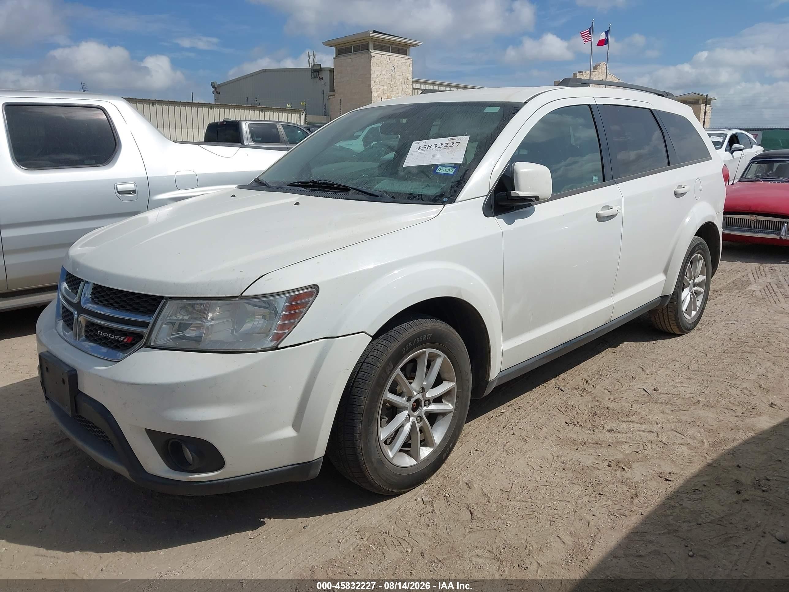 2015 Dodge Journey Sxt White vin: 3C4PDCBG8FT658398