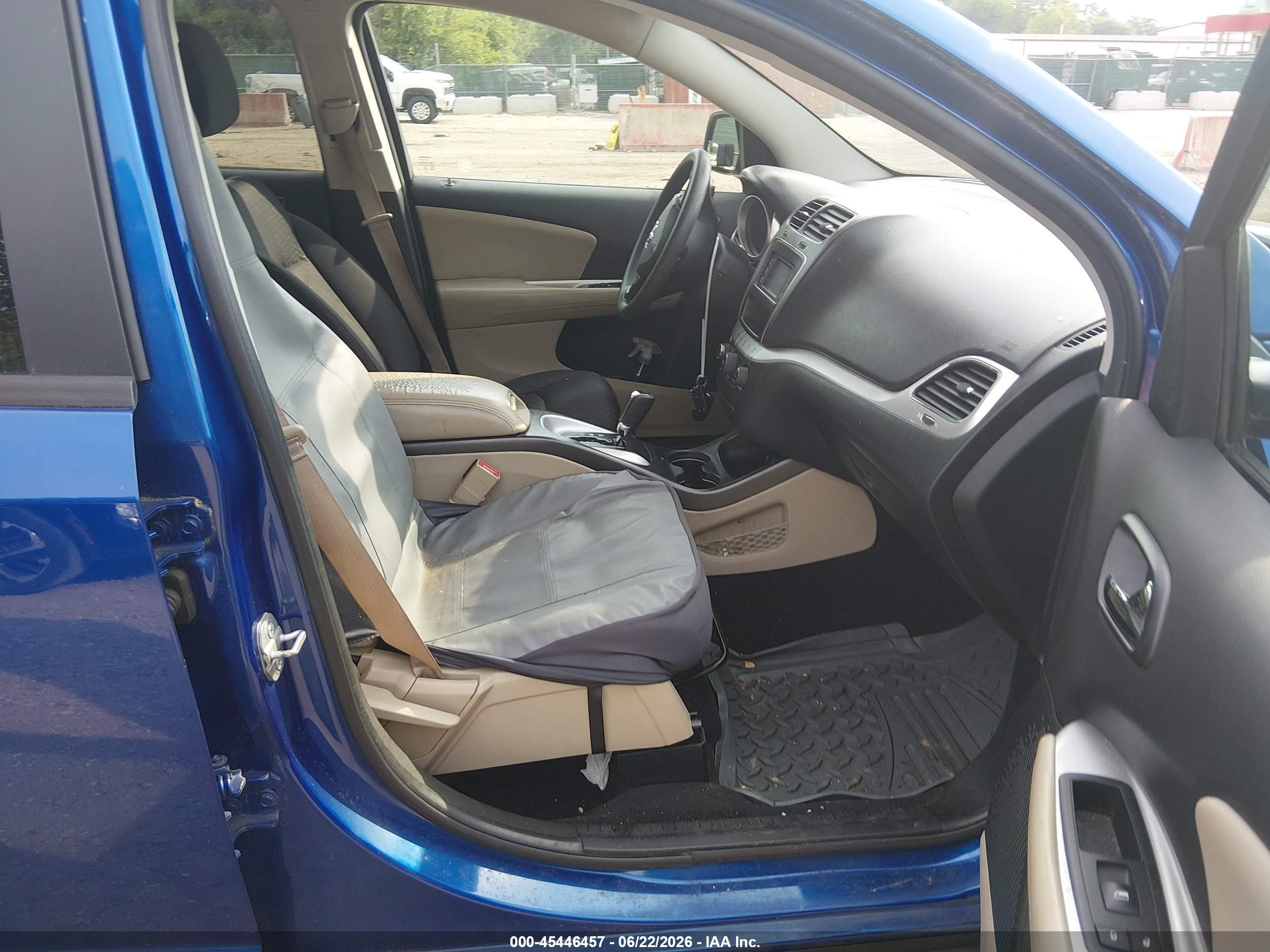 2015 Dodge Journey Sxt Blue vin: 3C4PDCBG8FT669062