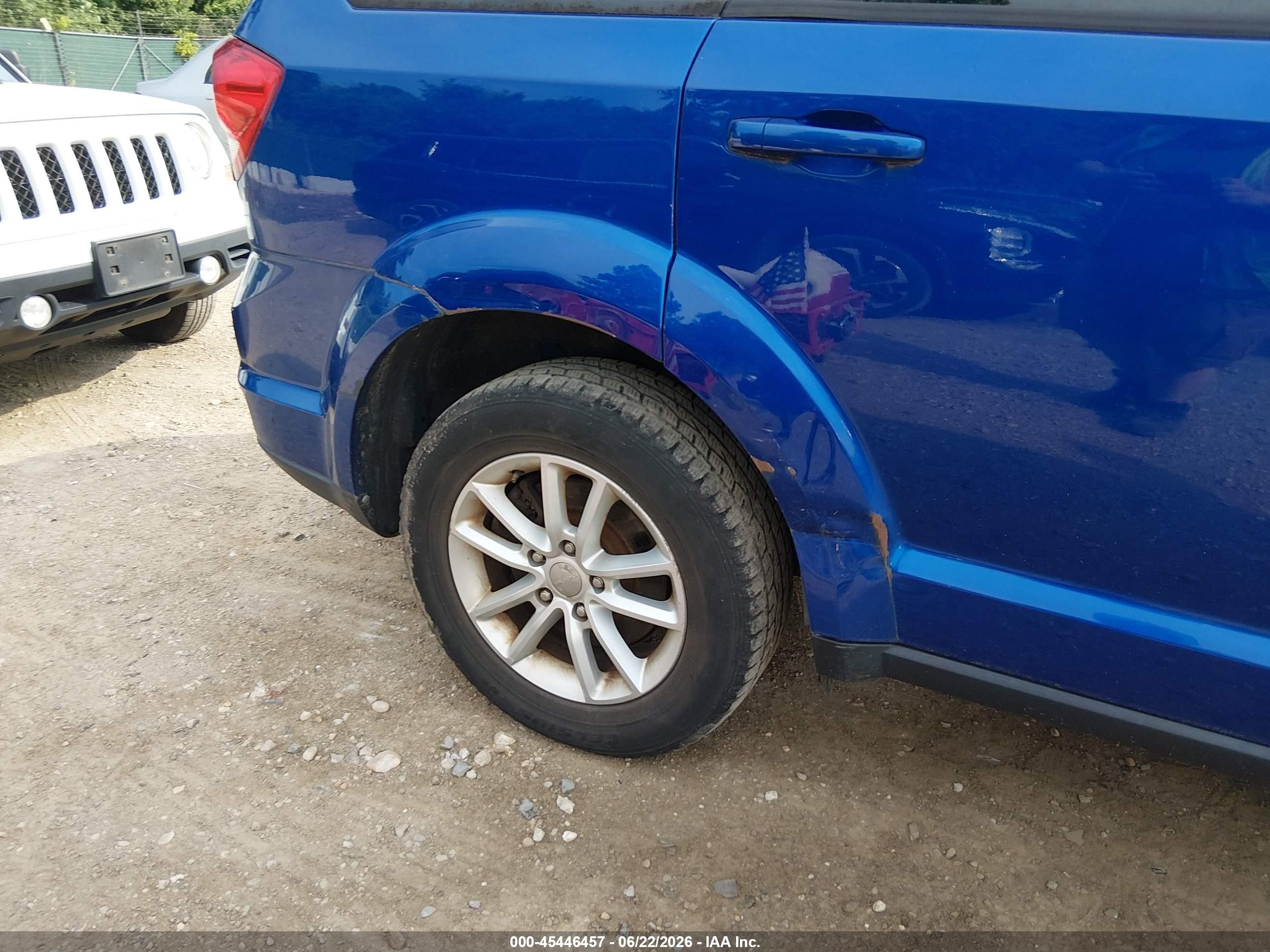 2015 Dodge Journey Sxt Blue vin: 3C4PDCBG8FT669062