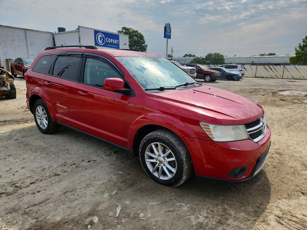 2015 Dodge Journey Sxt Red vin: 3C4PDCBG8FT673970