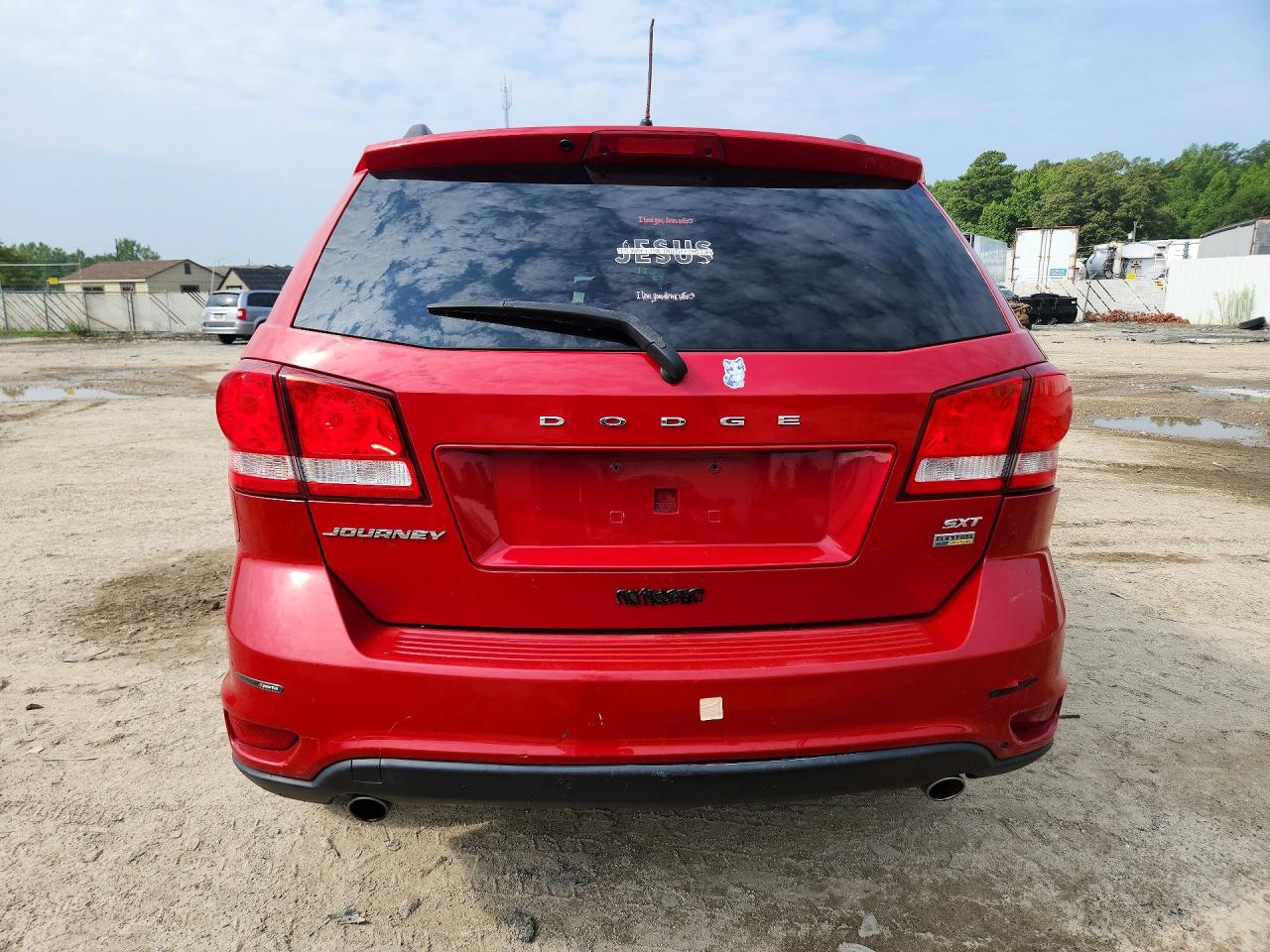2015 Dodge Journey Sxt Red vin: 3C4PDCBG8FT673970