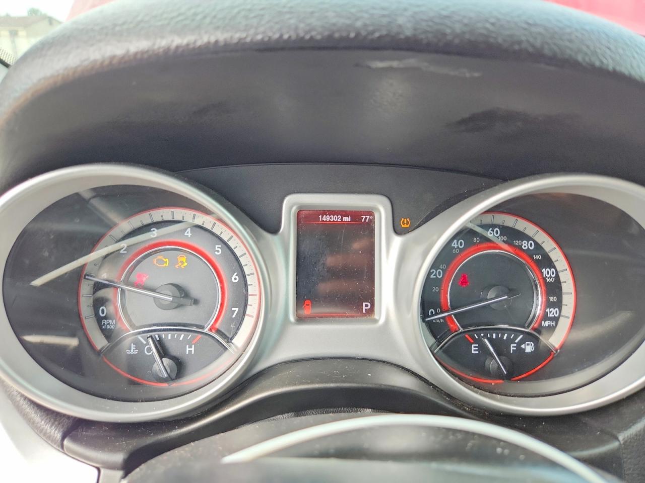 2015 Dodge Journey Sxt Red vin: 3C4PDCBG8FT673970