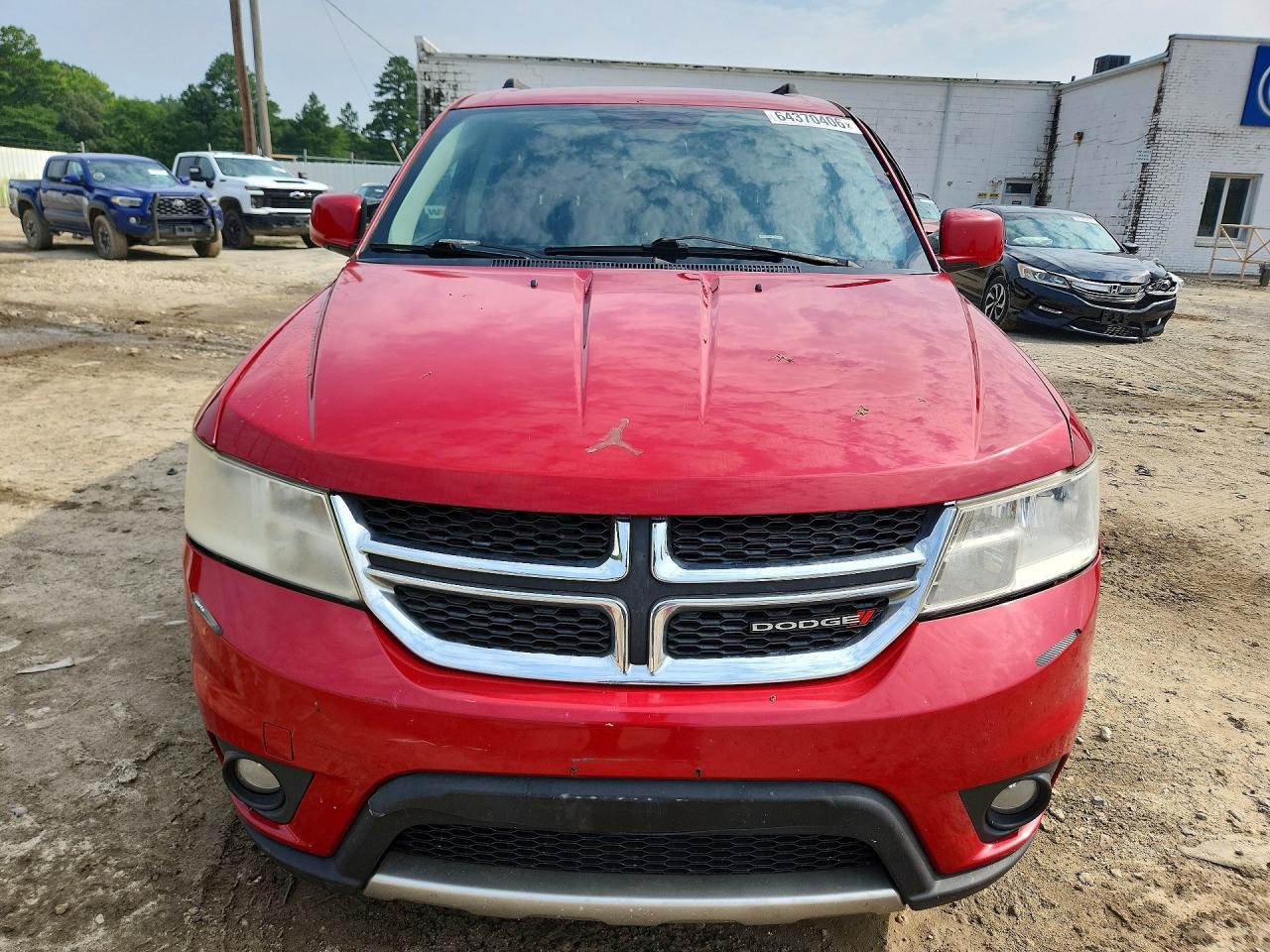2015 Dodge Journey Sxt Red vin: 3C4PDCBG8FT673970