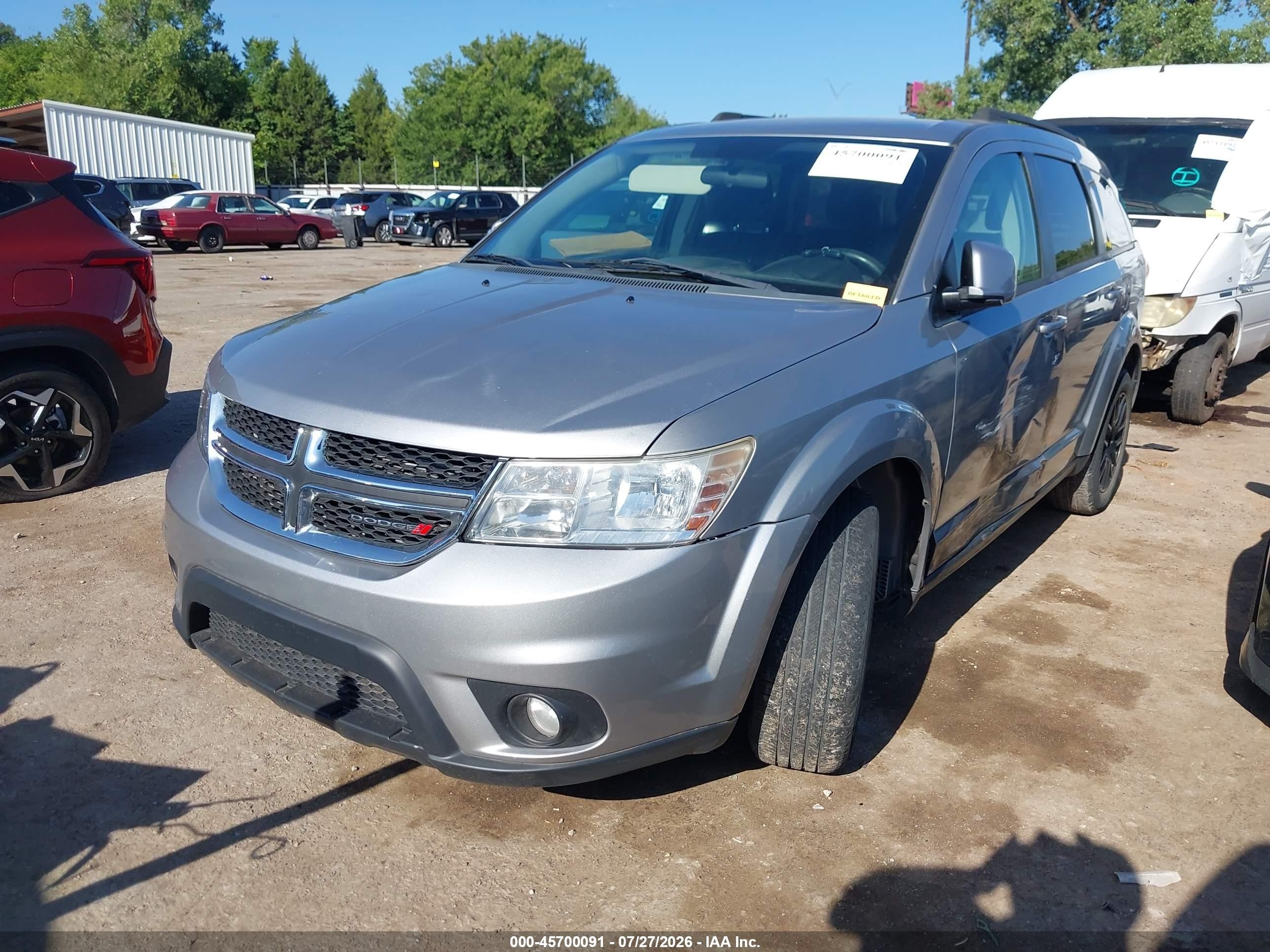 2015 Dodge Journey Sxt Серебряный vin: 3C4PDCBG8FT711455