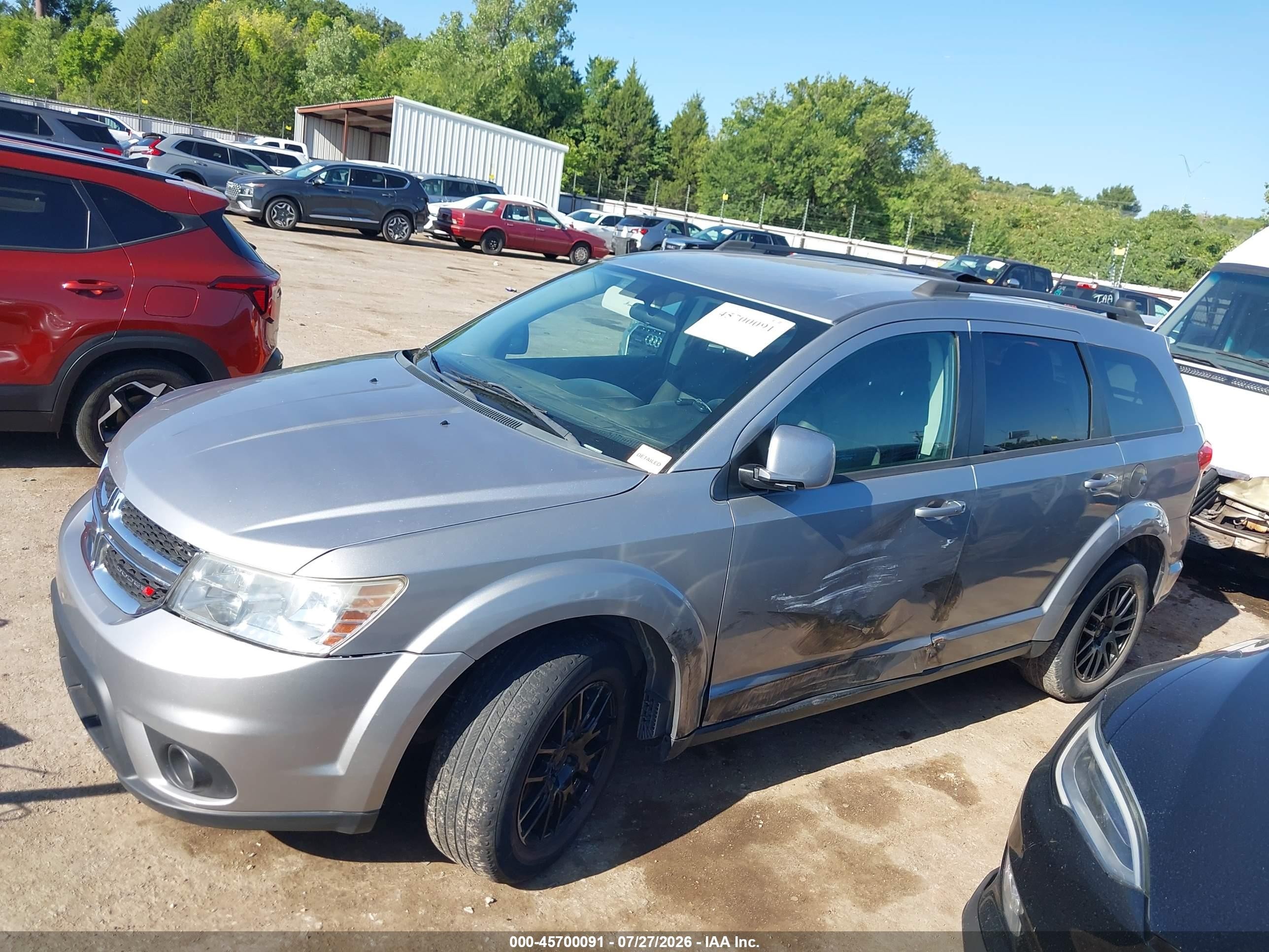 2015 Dodge Journey Sxt Серебряный vin: 3C4PDCBG8FT711455