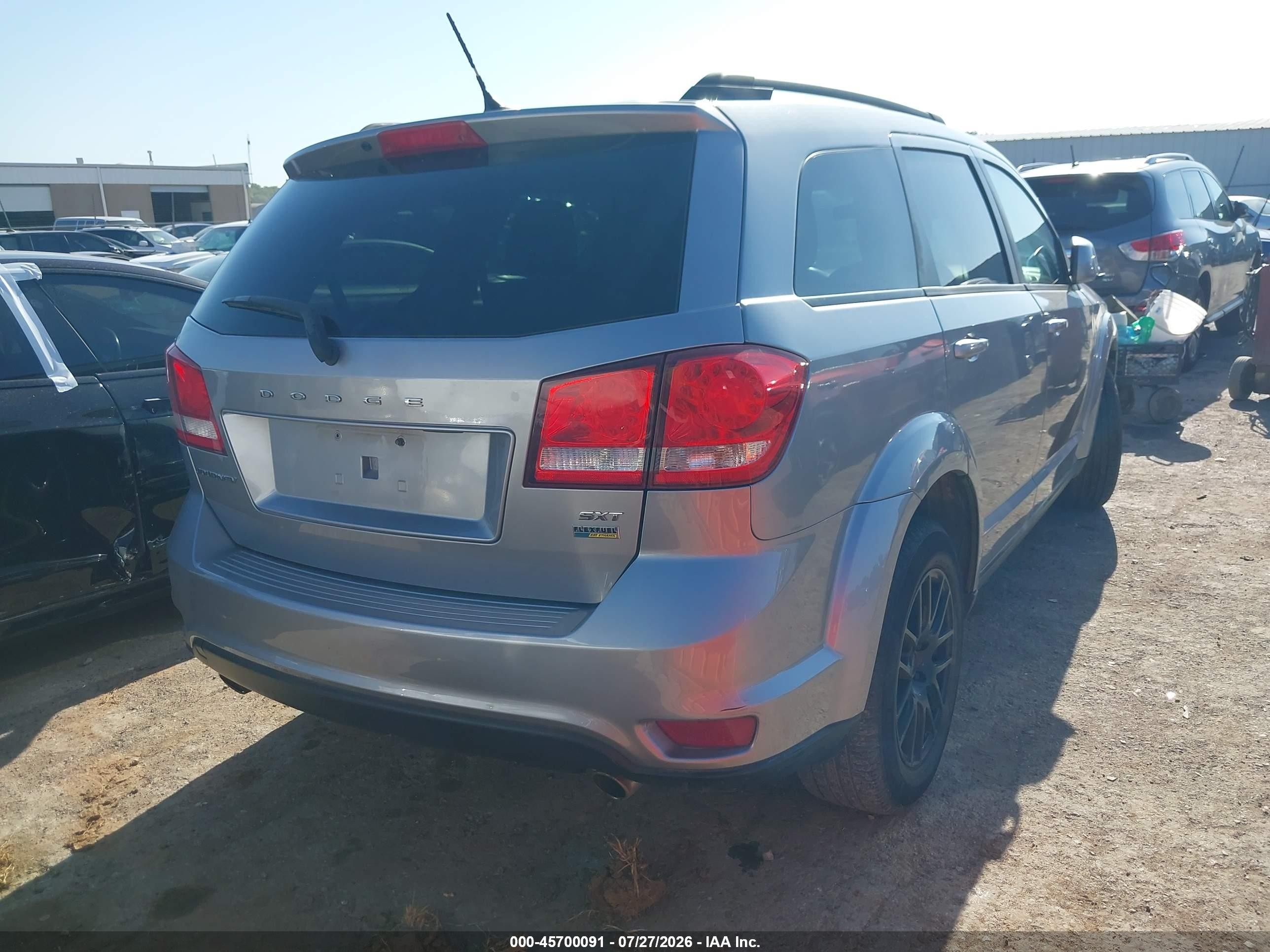 2015 Dodge Journey Sxt Серебряный vin: 3C4PDCBG8FT711455