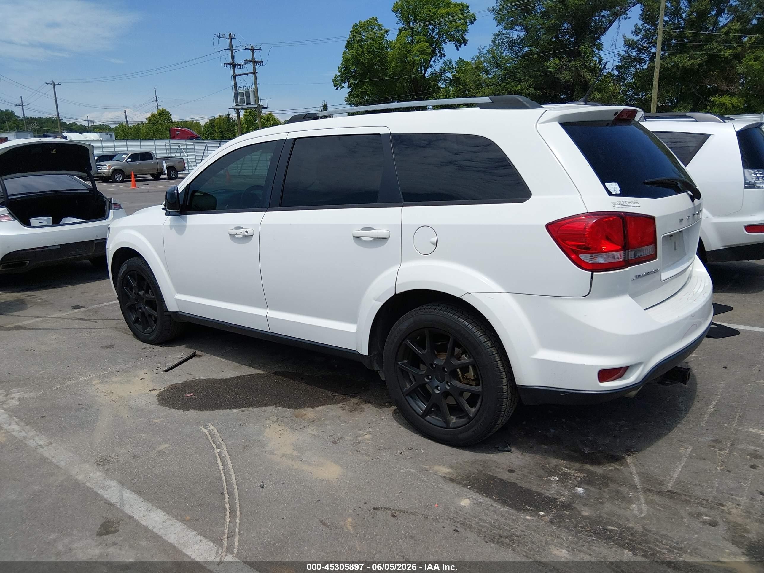 2017 Dodge Journey Sxt White vin: 3C4PDCBG8HT598917
