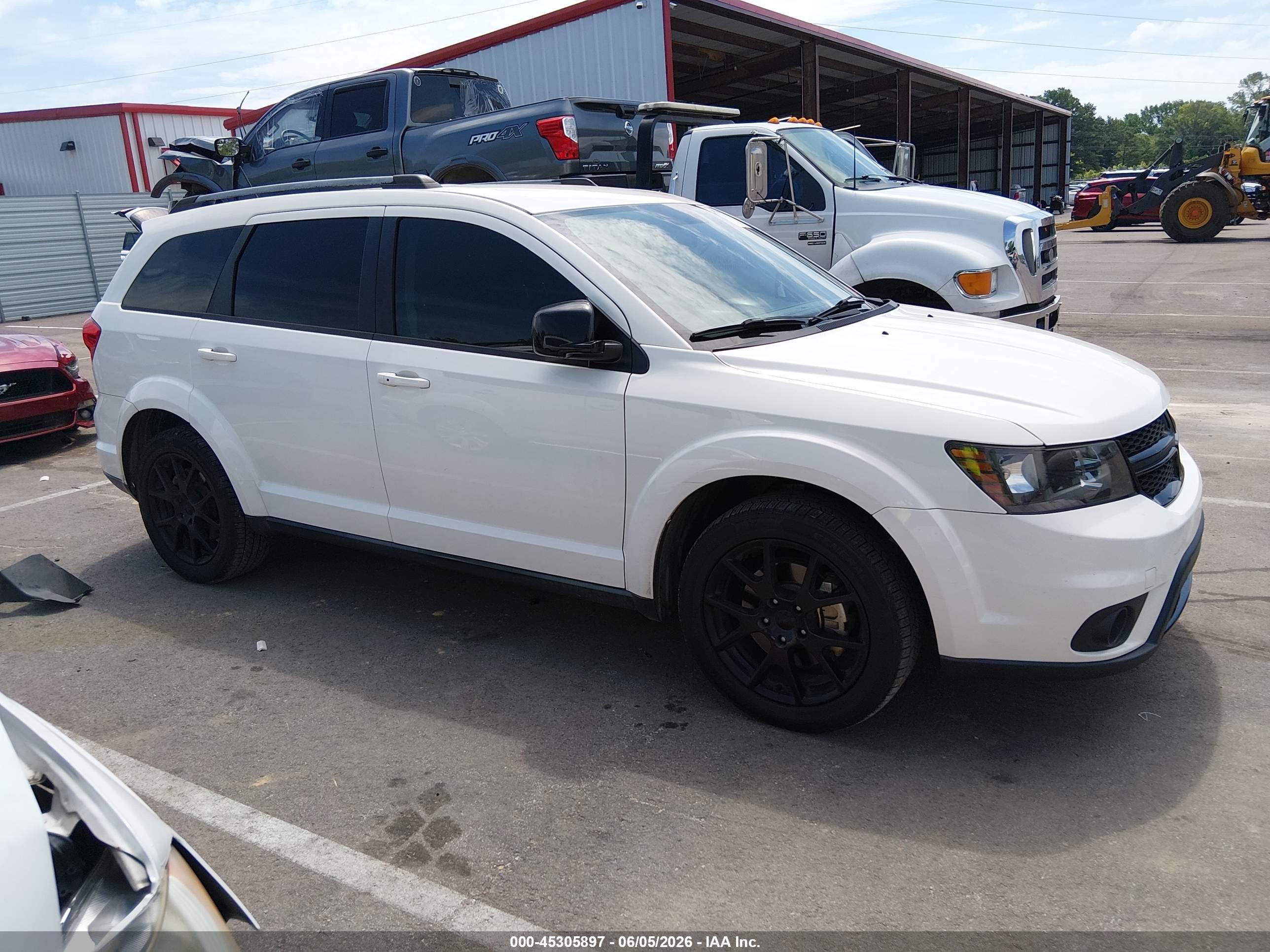 2017 Dodge Journey Sxt White vin: 3C4PDCBG8HT598917