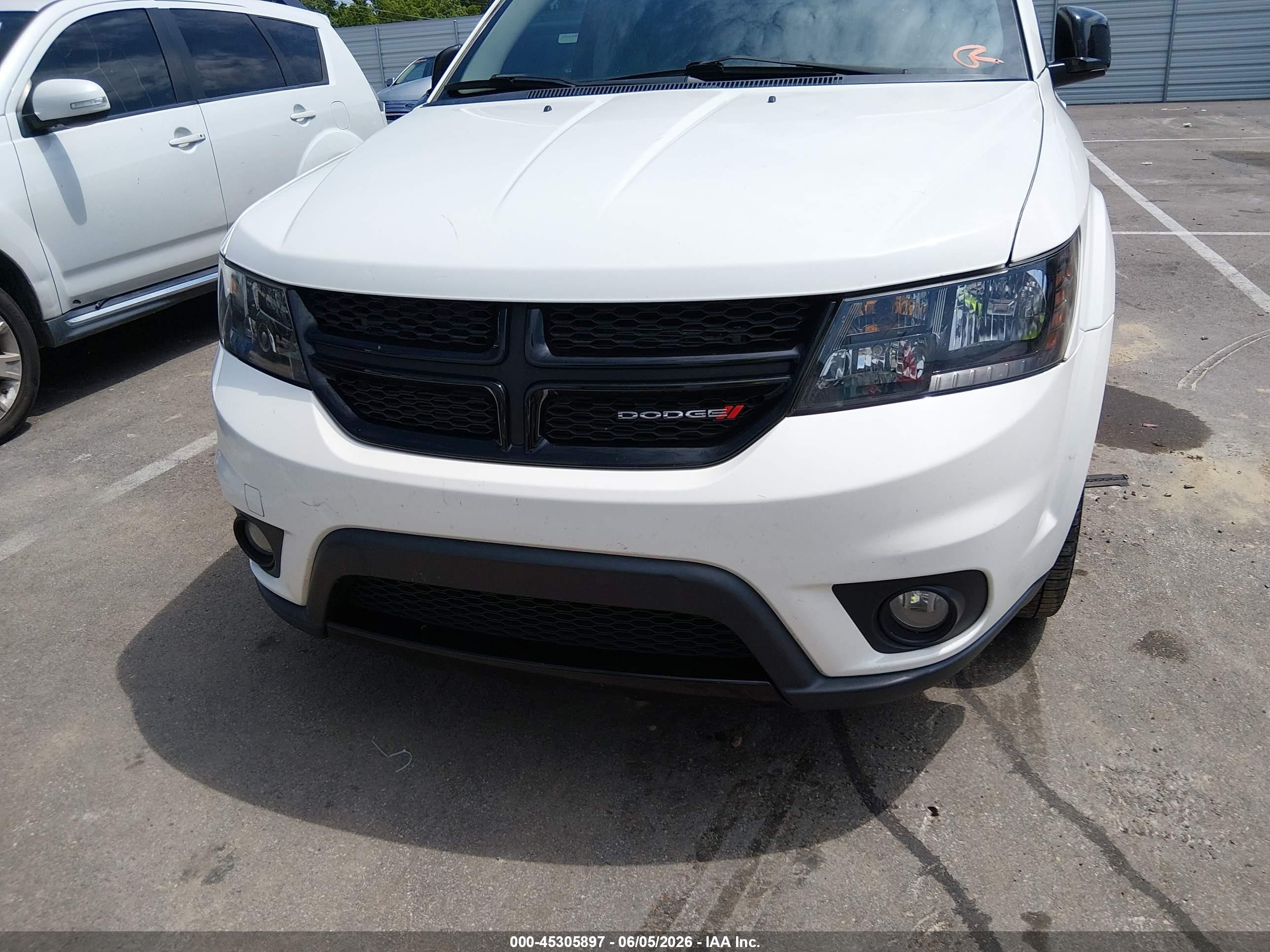 2017 Dodge Journey Sxt White vin: 3C4PDCBG8HT598917