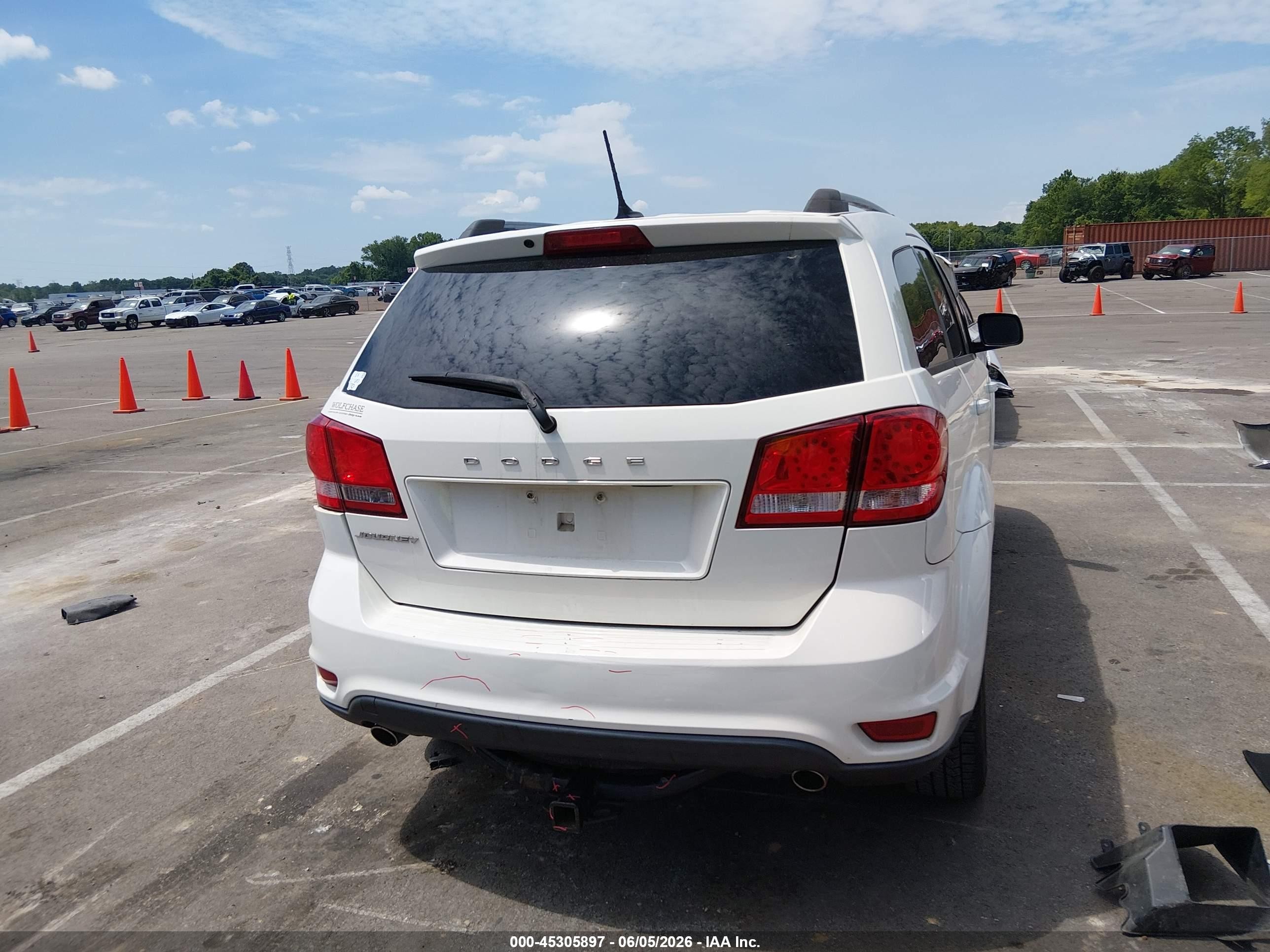 2017 Dodge Journey Sxt White vin: 3C4PDCBG8HT598917