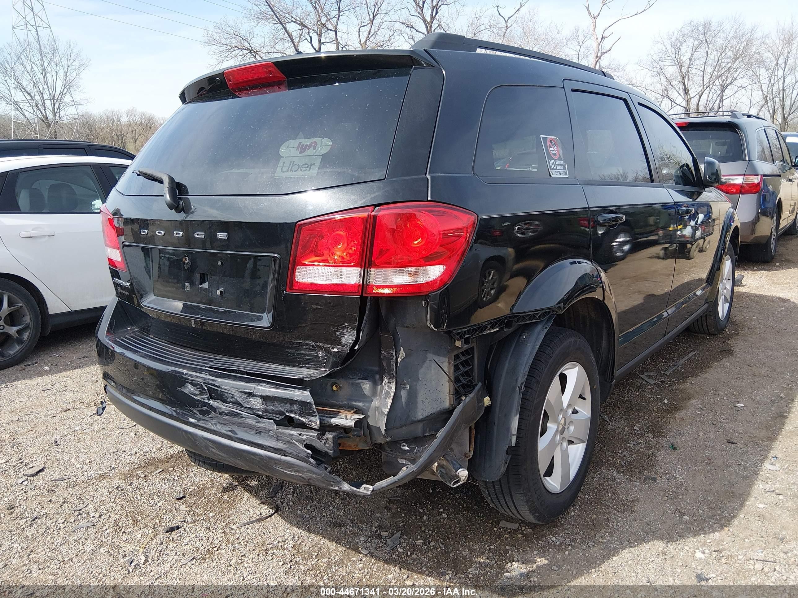 2012 Dodge Journey Sxt Black vin: 3C4PDCBG9CT136052