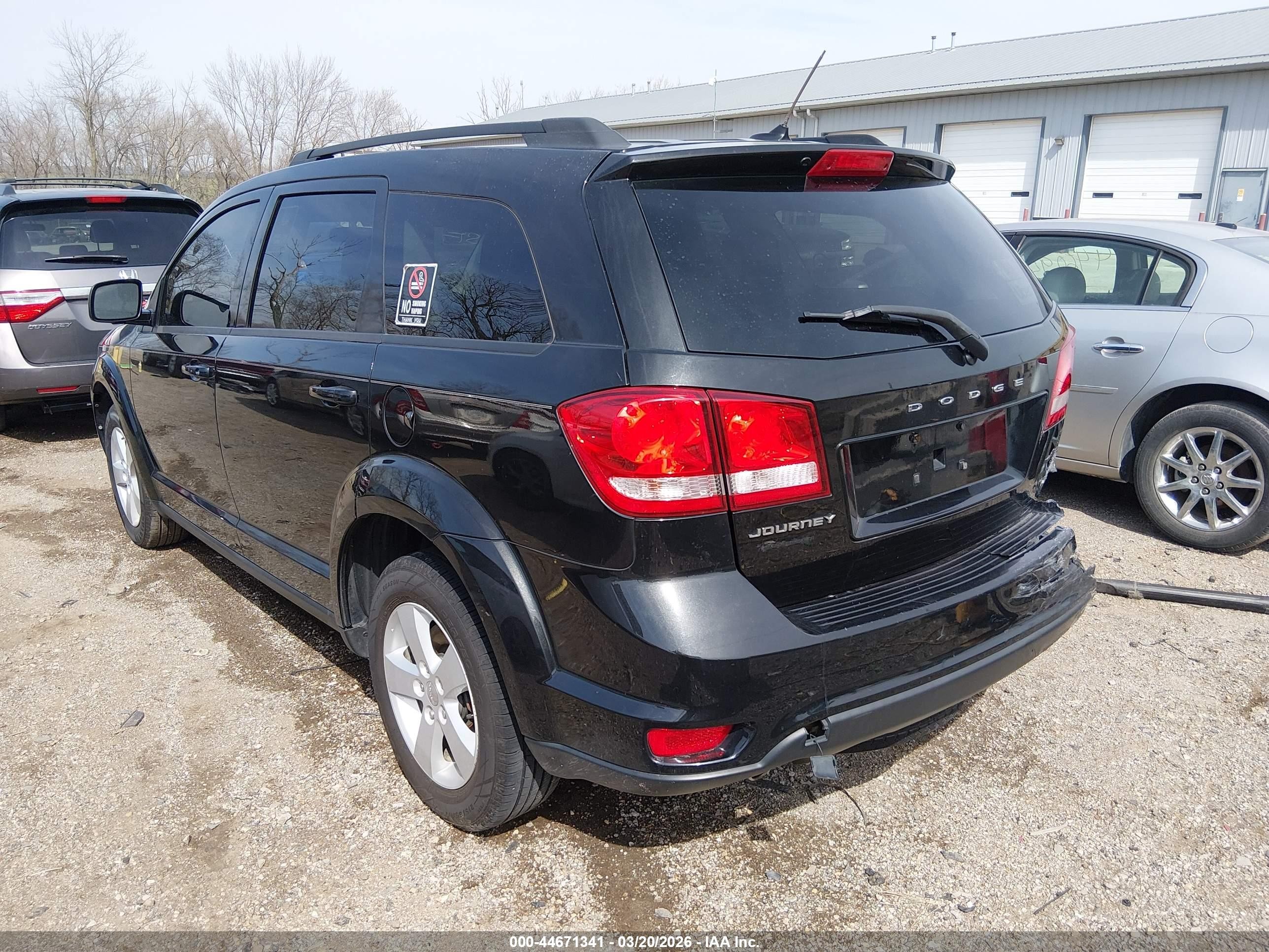 2012 Dodge Journey Sxt Black vin: 3C4PDCBG9CT136052