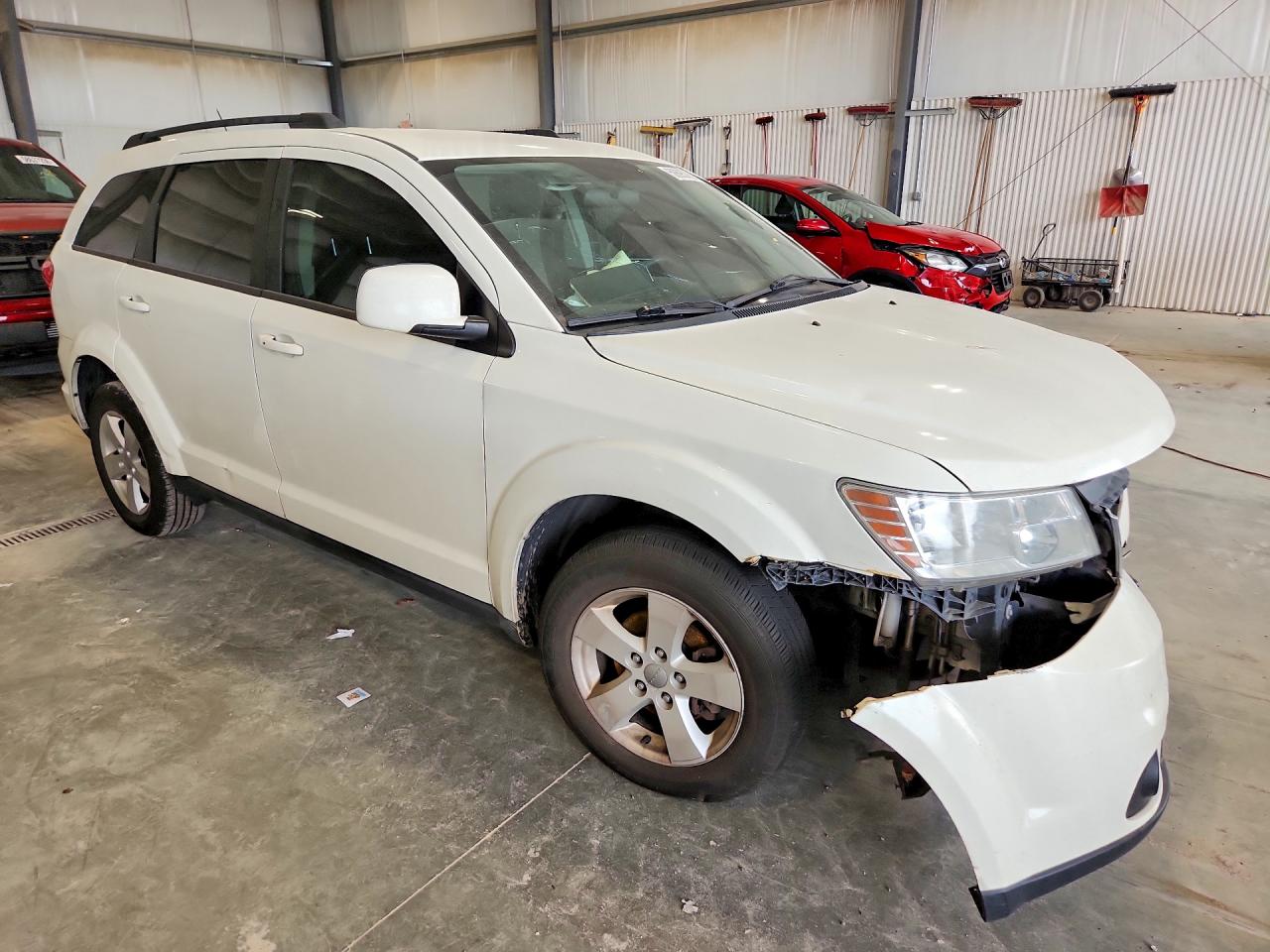 2012 Dodge Journey Sxt White vin: 3C4PDCBG9CT180634