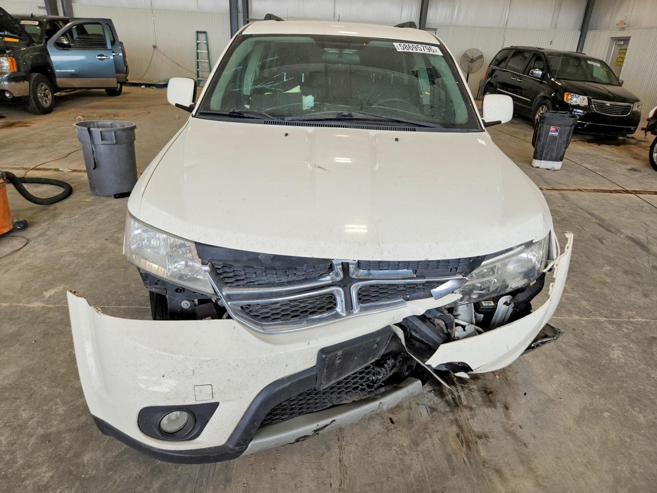 2012 Dodge Journey Sxt White vin: 3C4PDCBG9CT180634
