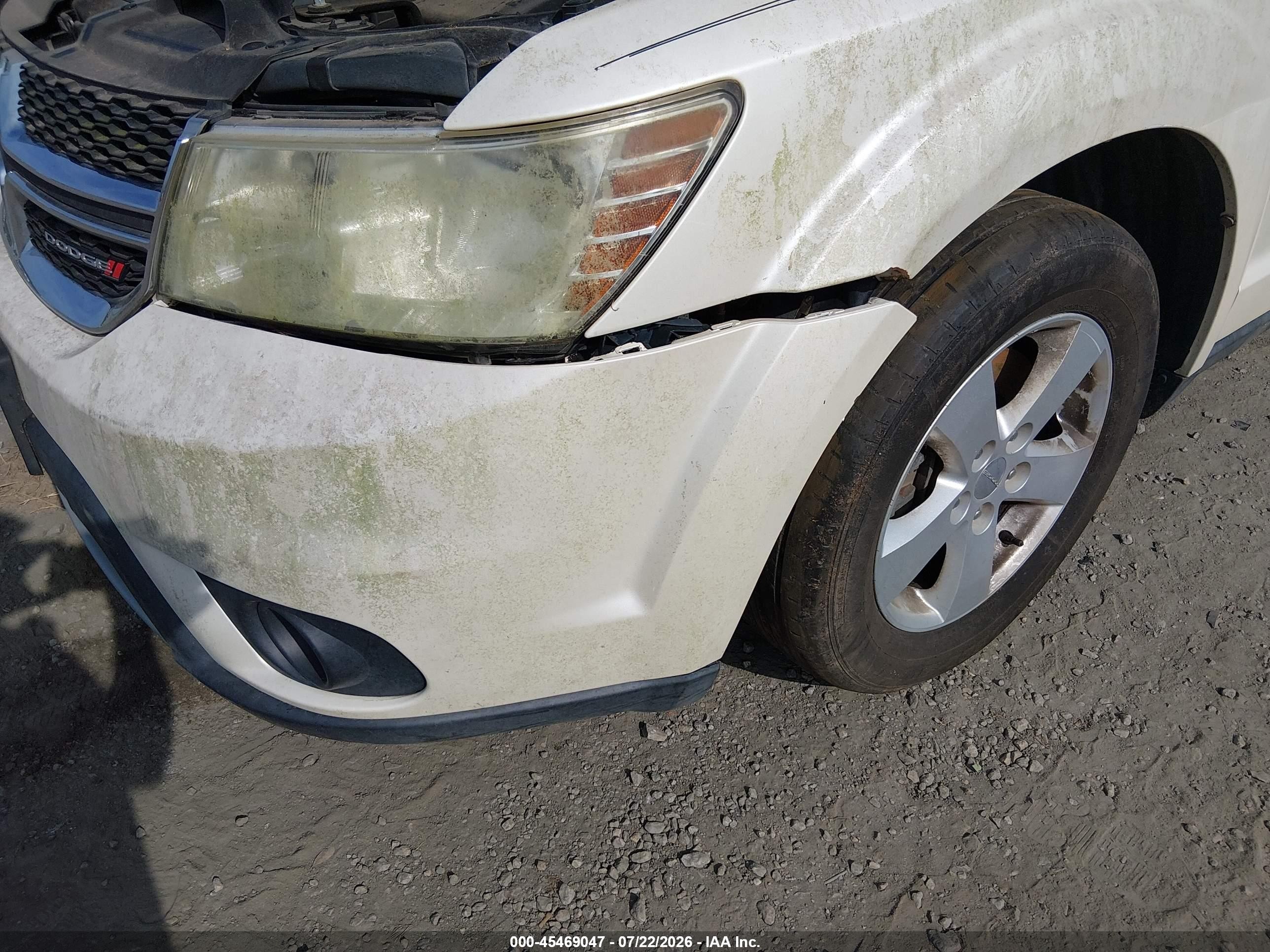 2012 Dodge Journey Sxt White vin: 3C4PDCBG9CT361653