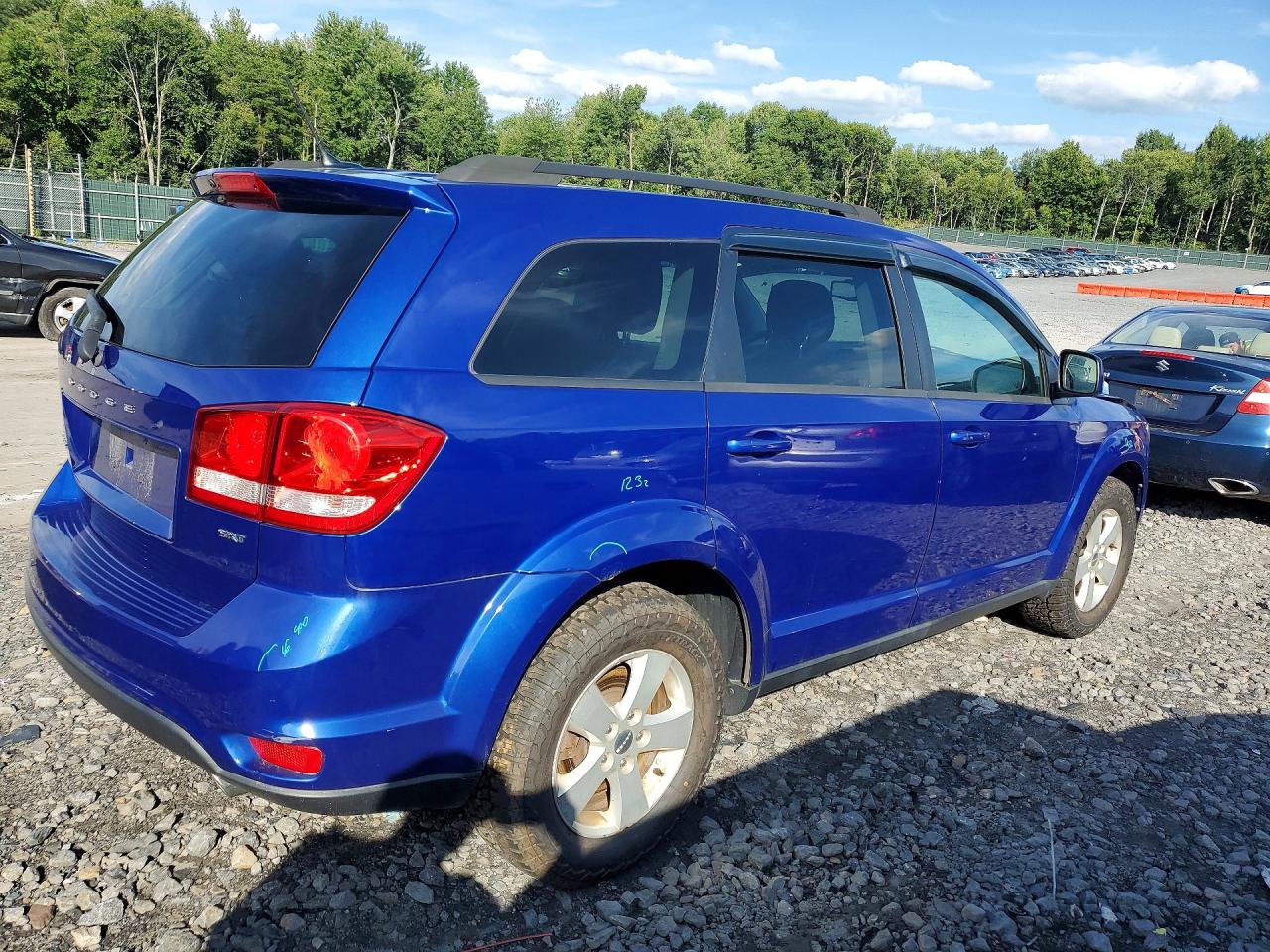 2012 Dodge Journey Sxt Blue vin: 3C4PDCBG9CT391767