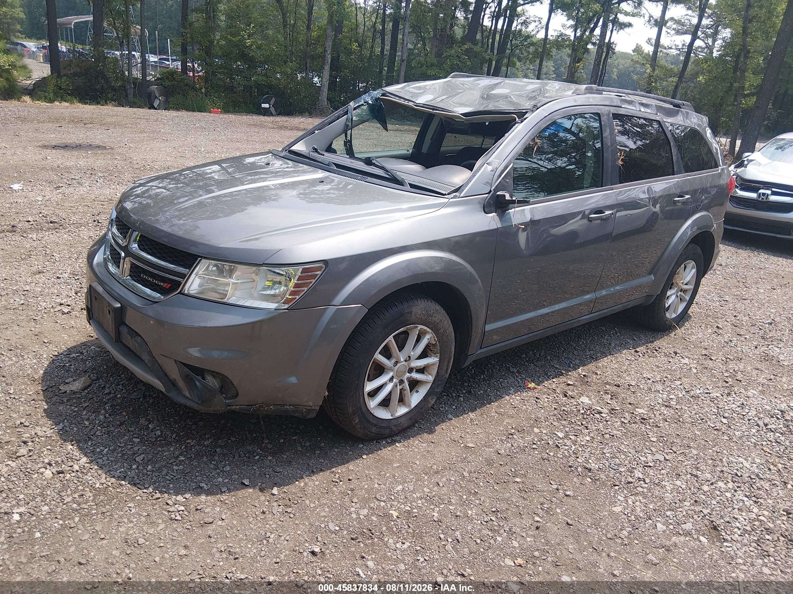 2013 Dodge Journey Sxt Gray vin: 3C4PDCBG9DT552670